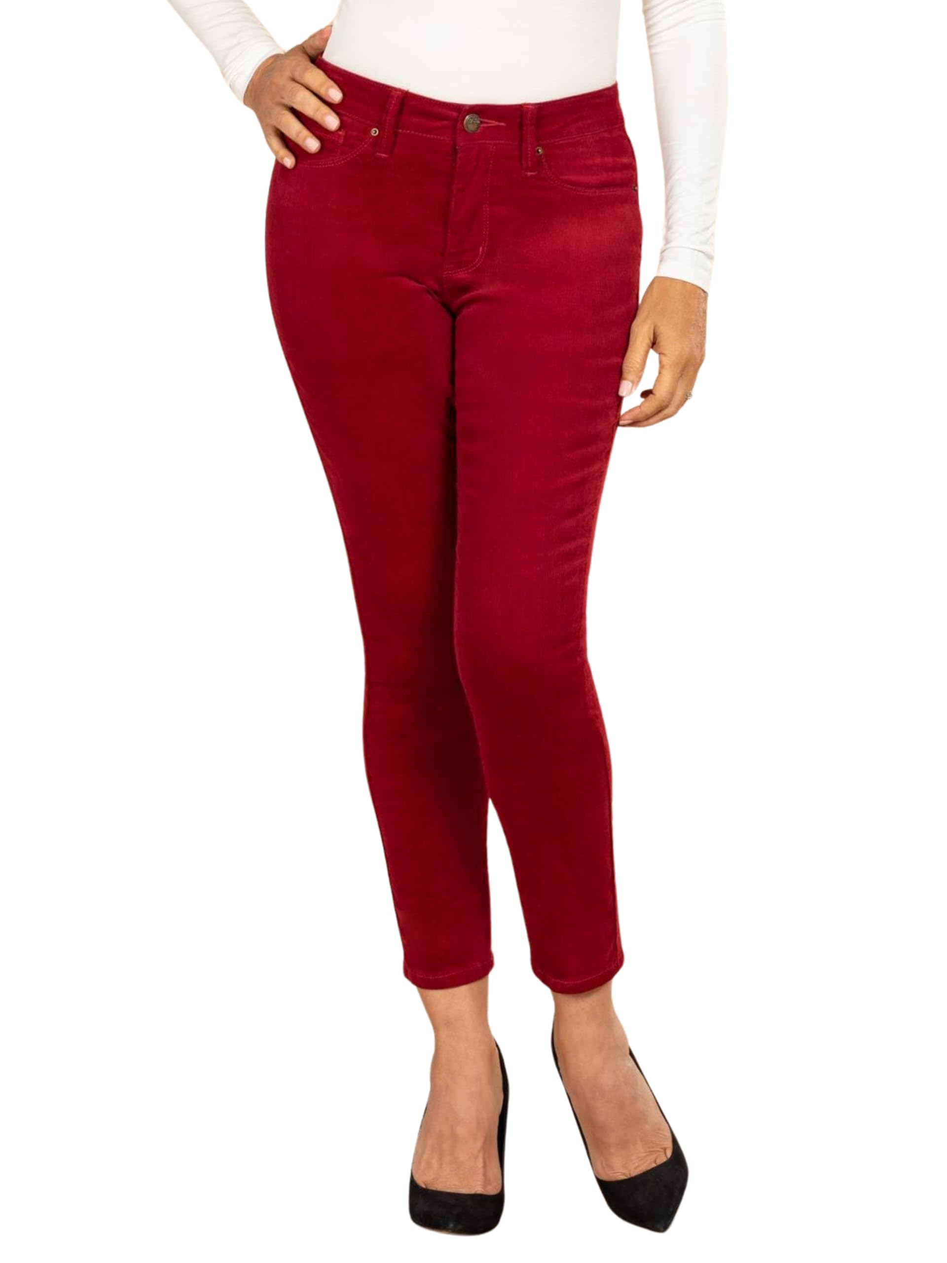Royalty for Me Womens Womens Petite Corduroy Pants