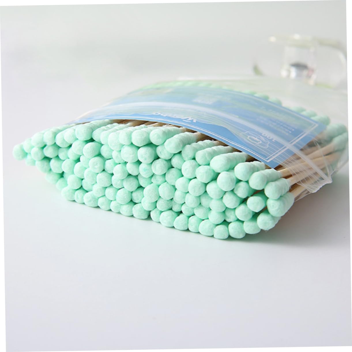 Healeved Spiral Cotton Swab Sticks 1000pcs Double Head Disposable for Cleaning Ears Makeup and Crafts Random