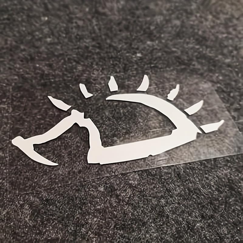 2-Pack Little Hedgehog Exclusive Brother Mil Folk Can't Grow Up Vinyl Car Sticker - Durable & Scratch-Resistant for Cars, Trucks, Windows, and Bumper, 4.72 x 2.5 inches