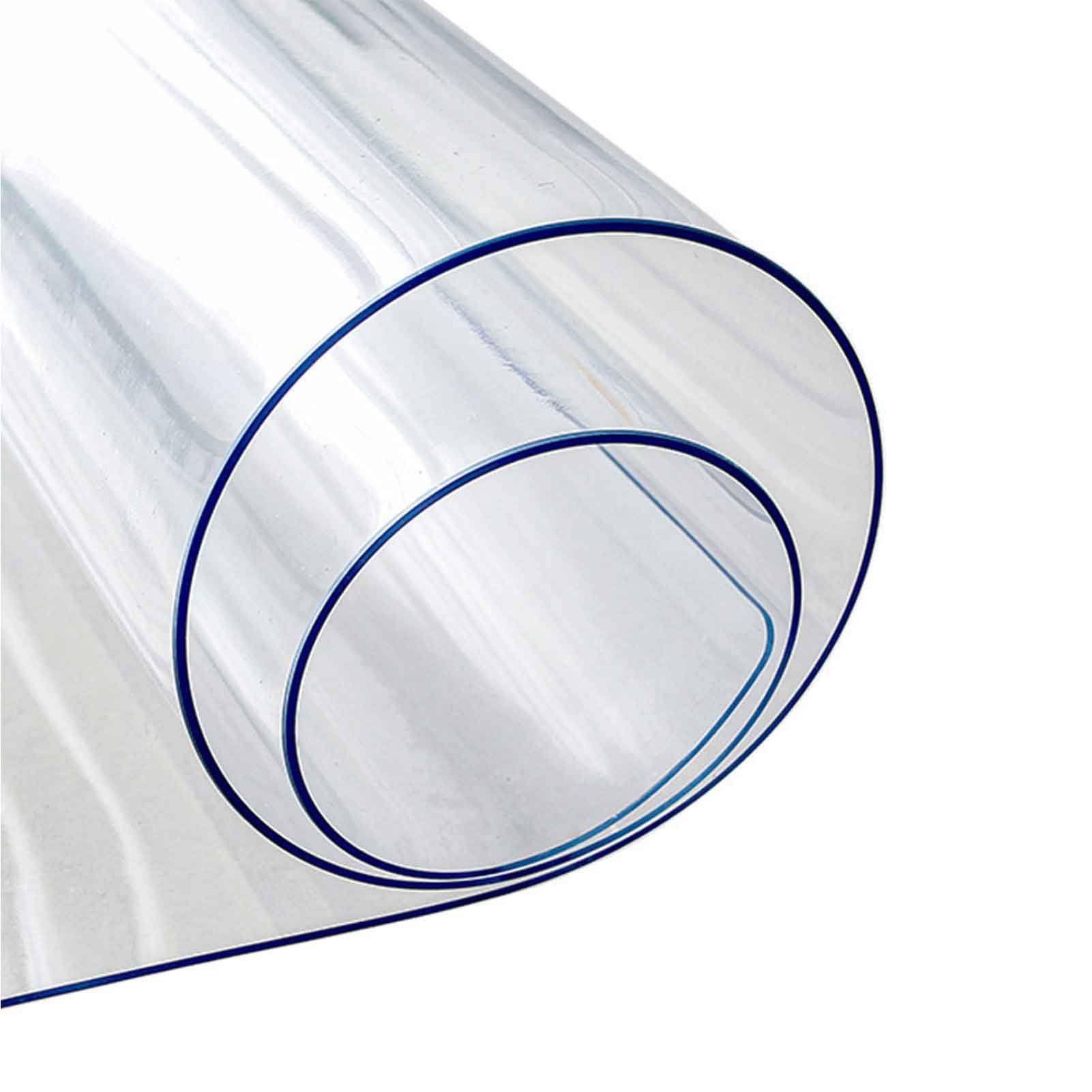 Tappetino da scrivania Resistente e Facile da Pulire, 100x150 cm/100x160 cm/100x180 cm, tovaglia Trasparente Protettiva per Tavolo, per Piano di Lavoro, Cucina, Ristorante(60x120cm)