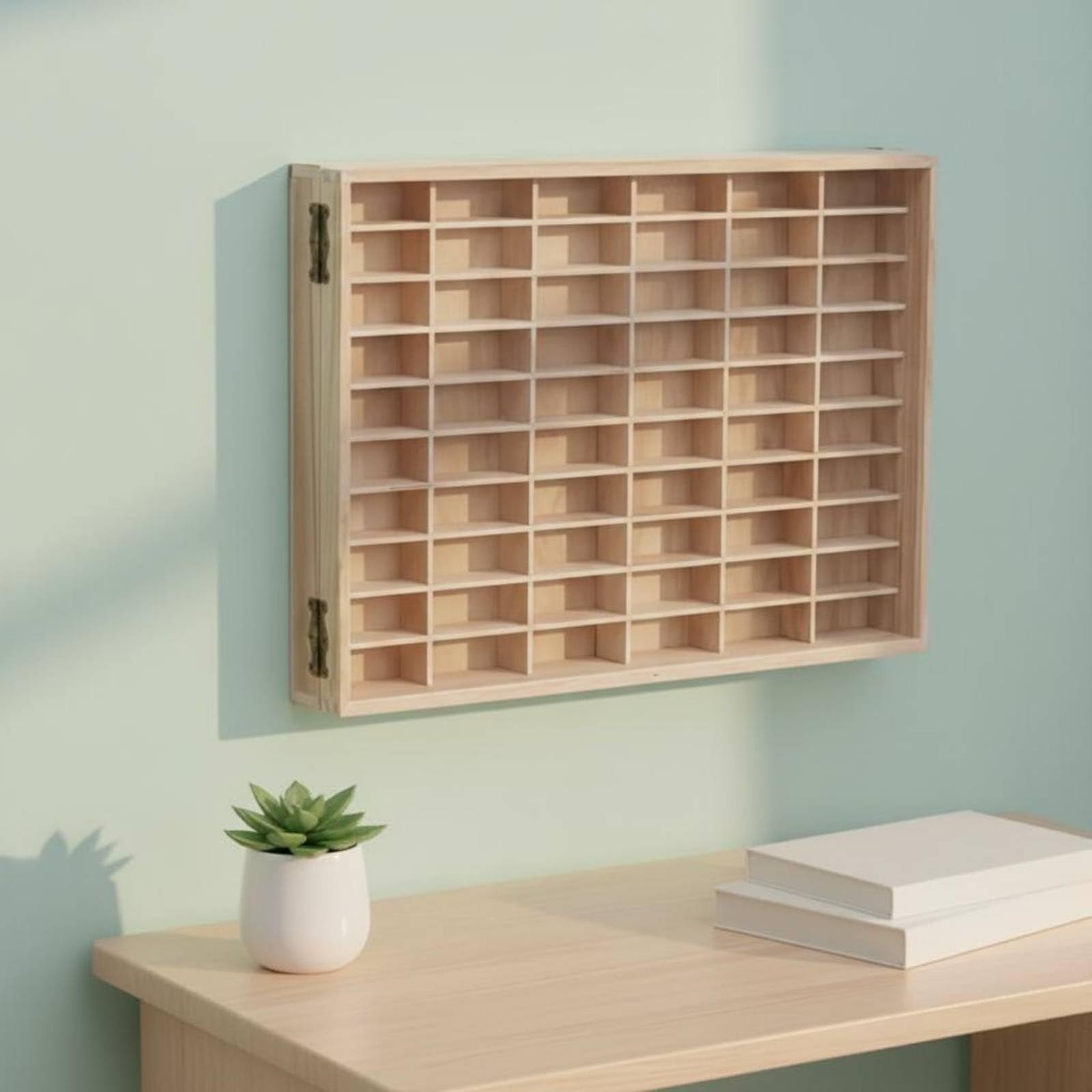Holz Auto Modell Vitrine Platzsparend Modellauto Vitrine Dekorativ Sammler Vitrinenschrank für Wohnzimmer
