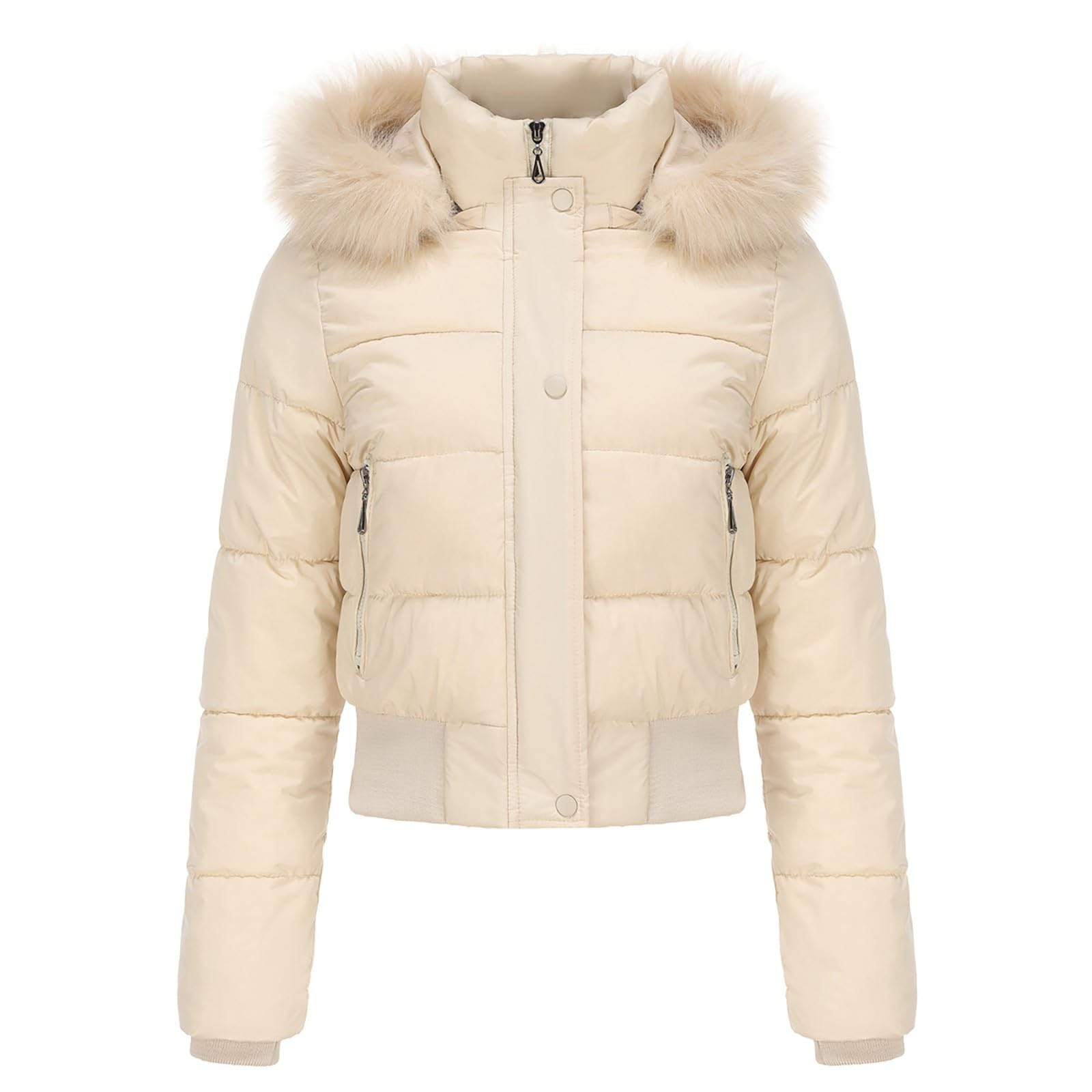 Cocila Lungo Giacca da donna corta in lana di cotone con cappuccio e maniche lunghe per l'autunno e l'inverno Bambina Invernale Pelliccia Donna Elegante Cerimonia