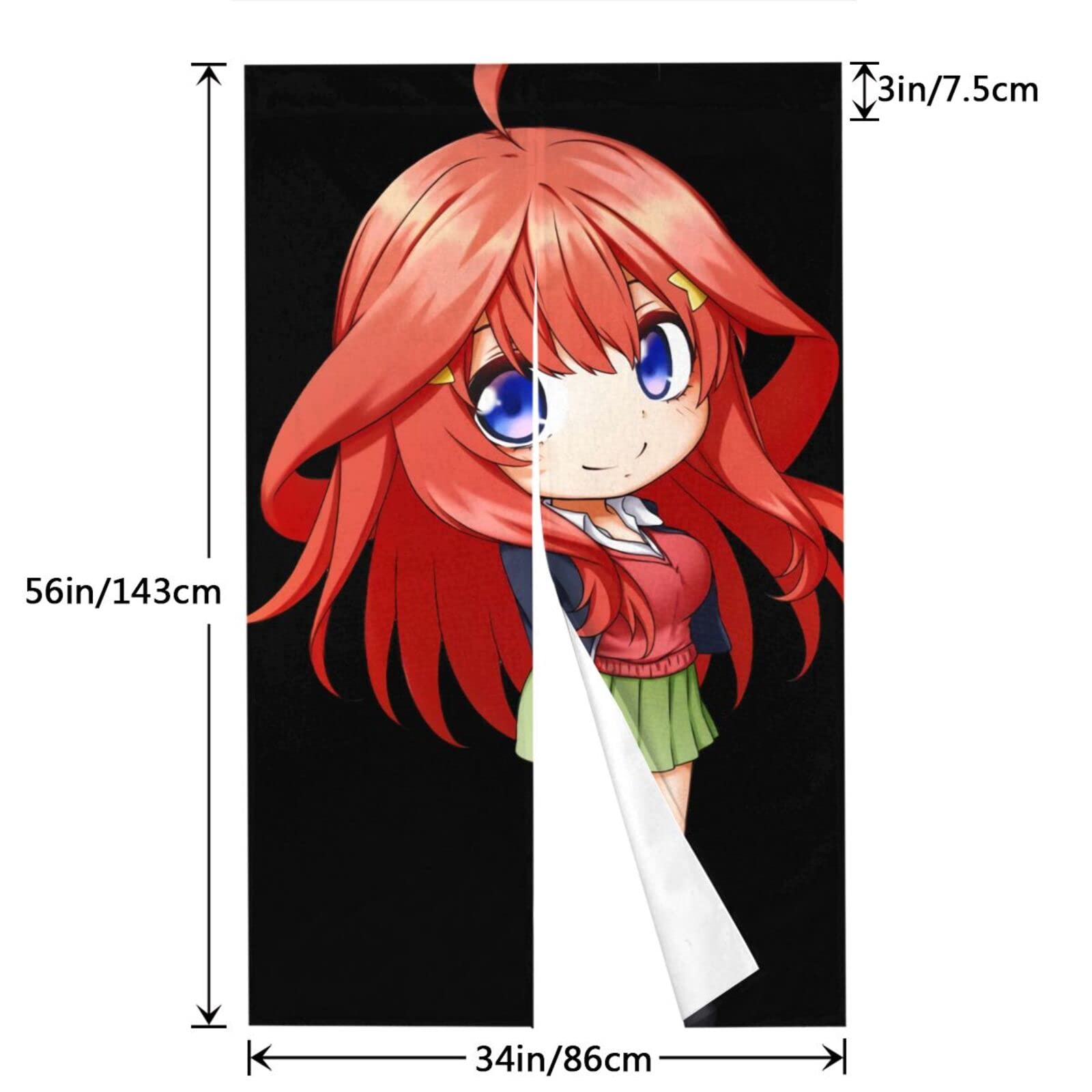 Amazon.co.jp: 五等分の花嫁 中野五月(4) アニメ 間仕切り のれん