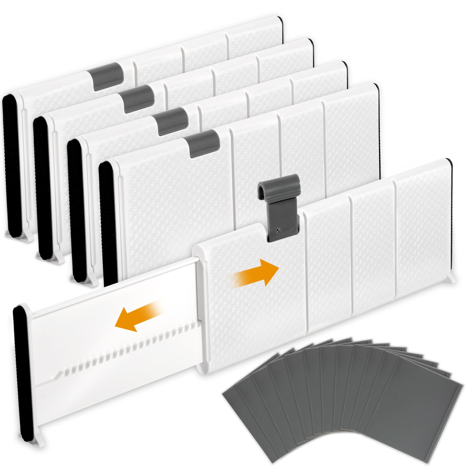 KnnRiim 12 divisori per cassetti, 43 x 7 cm, spessi, grandi | FindTheDeal