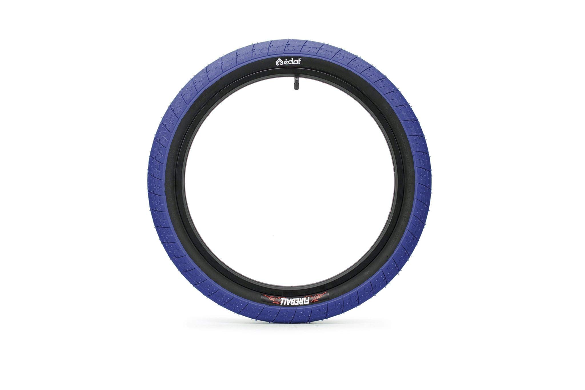 Eclat Fireball Tire - 20 x 2.3, Clincher, Wire, Black/Blue