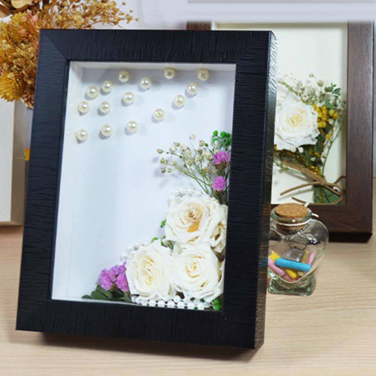 Amazon.co.jp: [XYJP] 深さのあるフレームだから写真の他にお花