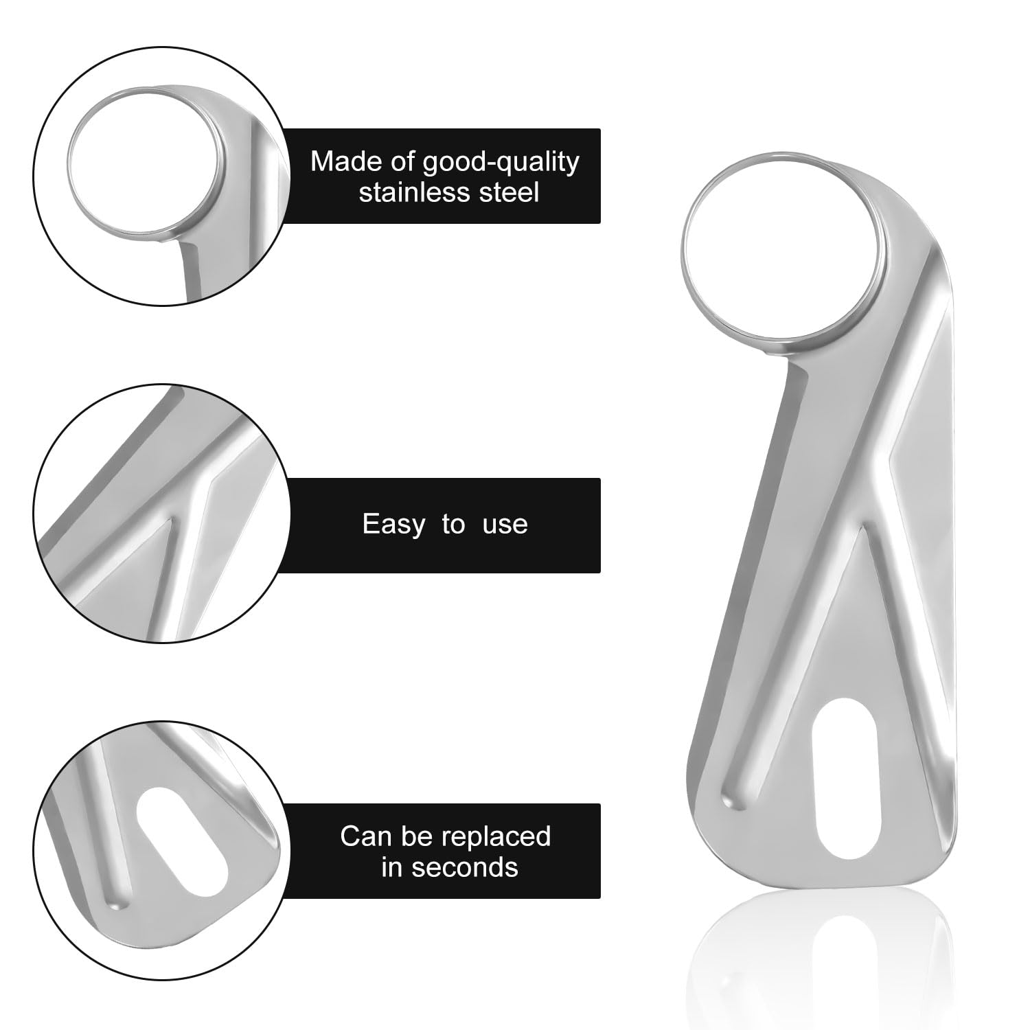 3 Acero Inoxidable Cuchillas de Repuesto para Pelador de Manzanas, Universales 2 Cuchillas para Pelar con 1 Cuchillas para Cortar y Quitar Núcleos con Caja Almacenamiento para Cocina