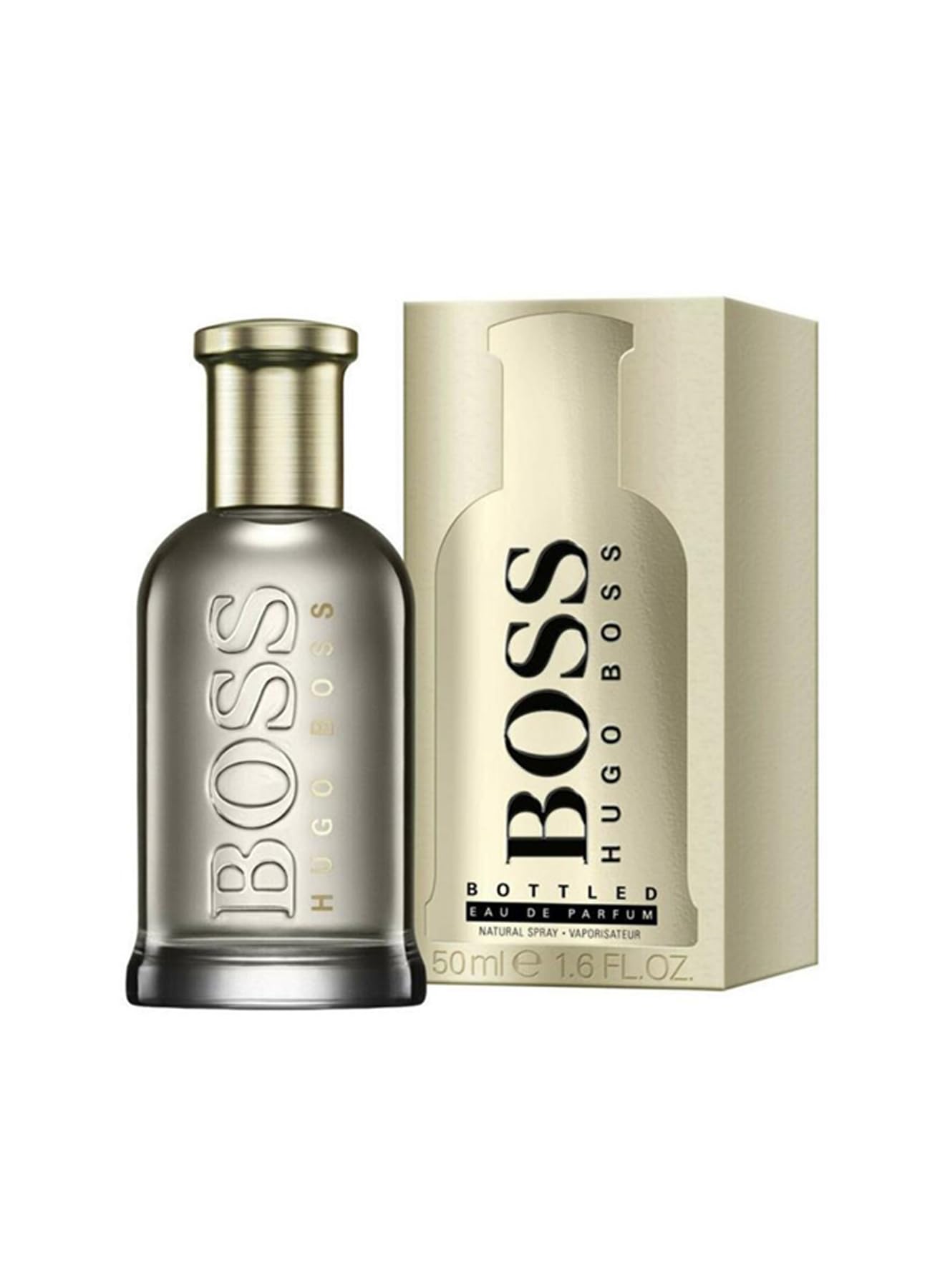 BOSS Bottled - Eau de Parfum for Him - Floral Fragrance with Notes of Magnolia, Jasmine Sambac, Sandalwood, Moss - Medium Longevity