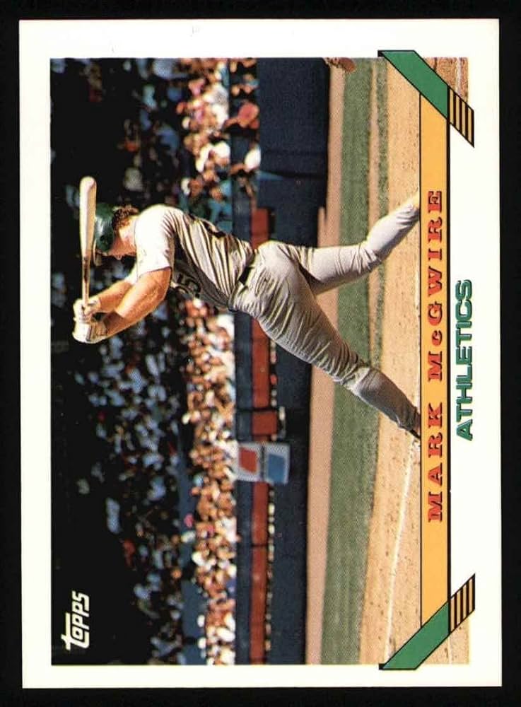 Amazon.com: 1993 Topps # 100 Mark McGwire Oakland Athletics