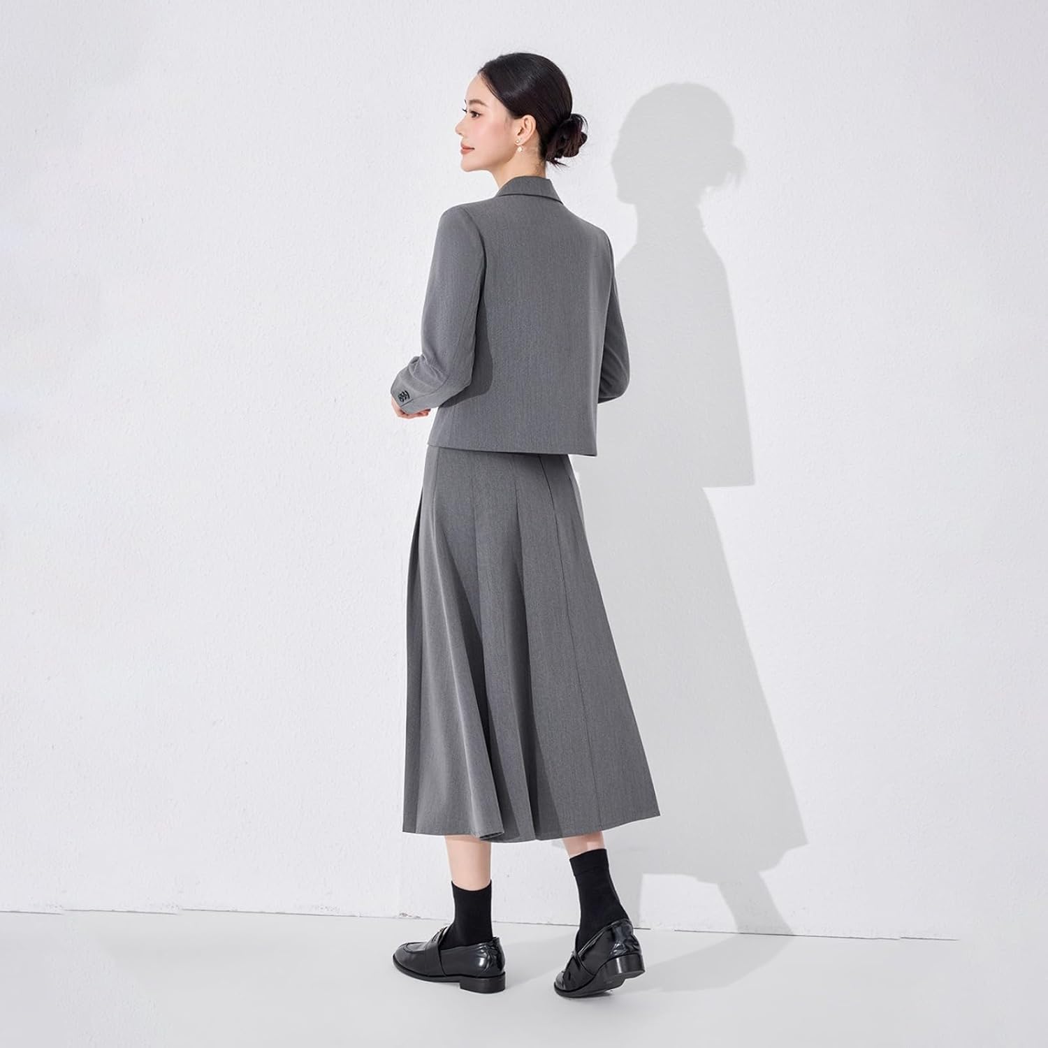 Women's Formal Blazer Suit Set for Interview Office Professional