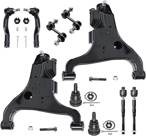 Miniatura 29 de Detroit Axle - Kit de suspensión frontal de 10 piezas para Ford Ranger Mazda B2300 B2500 B3000 B4000, 2 brazos de control superiores, 2 rótulas