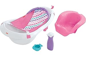 Fisher-Price Baby to Toddler Bath 4-in-1 for Newborn Girl