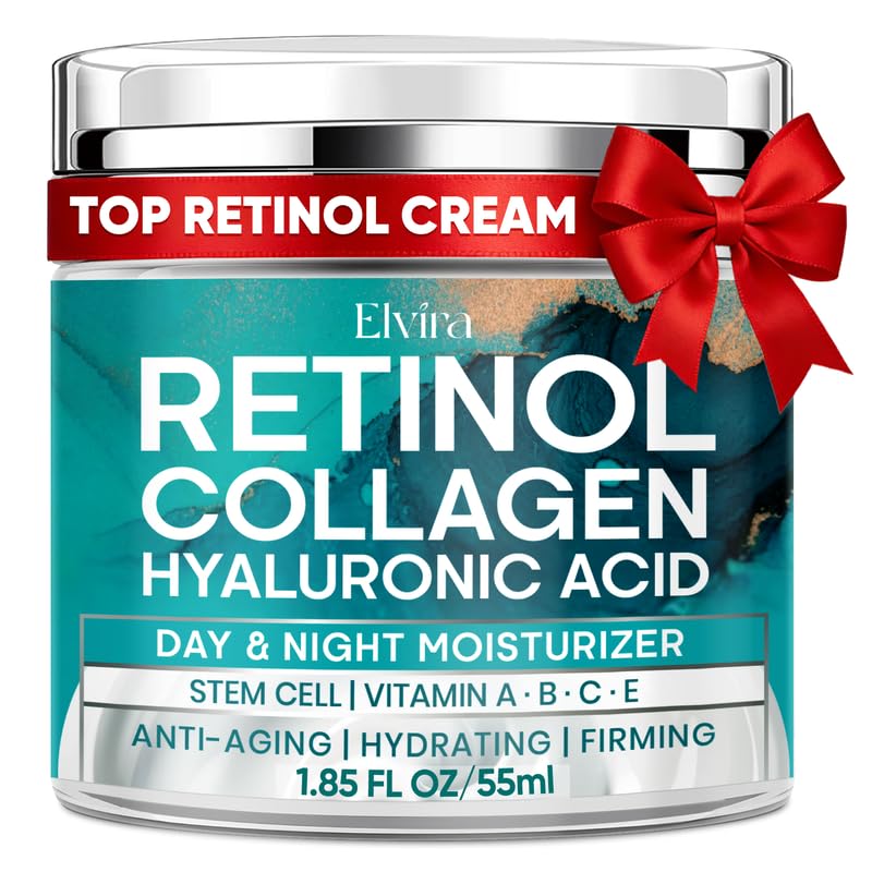 Elvira Retinol Anti Aging Face Moisturizer- Collagen...