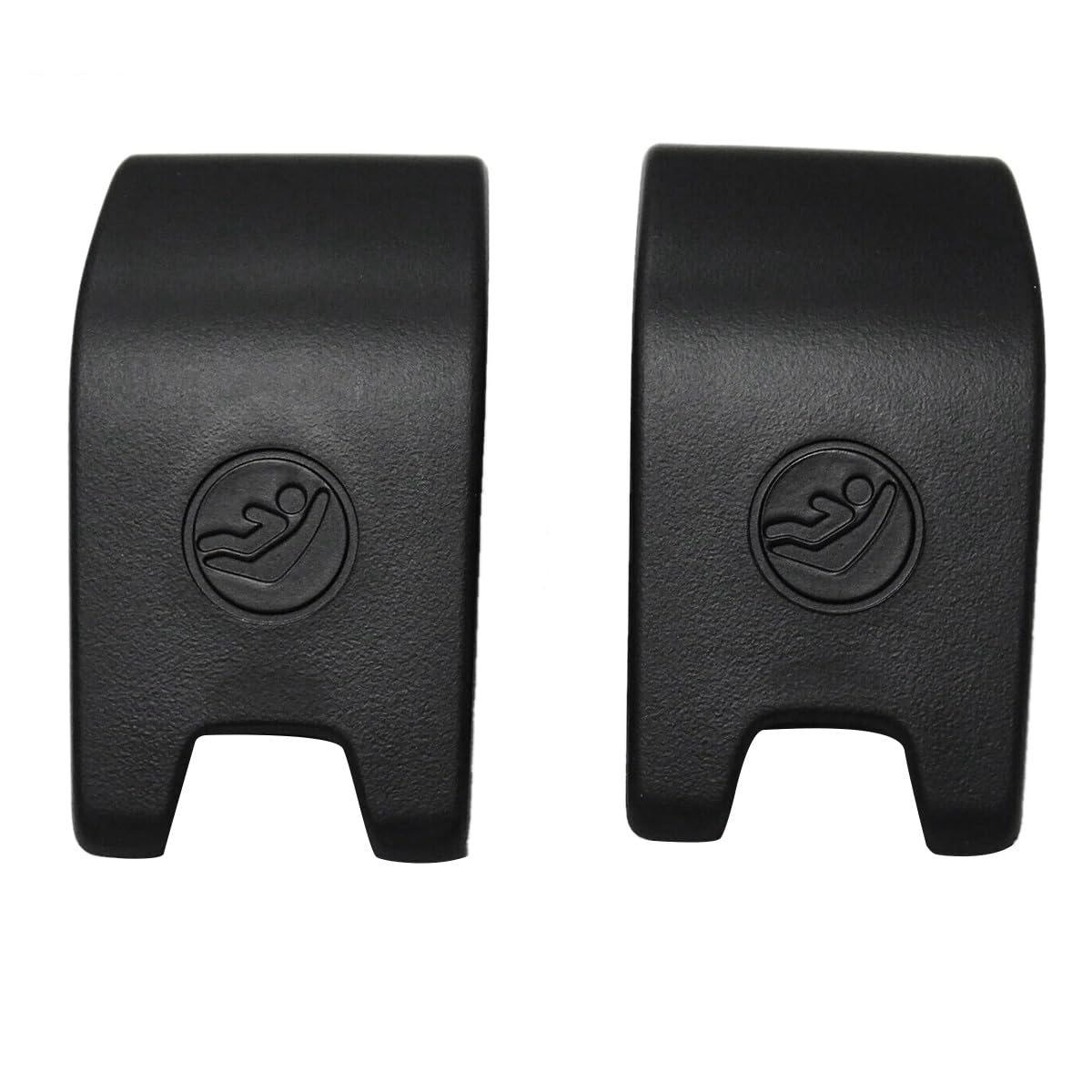 [Replacement] 1 par 8V0887187 Gancho de Asiento de Coche for Cubierta ISOFIX Ajuste de retención Infantil for A3 V8 2015-2023 Negro for Tapa de Ranura Isofix