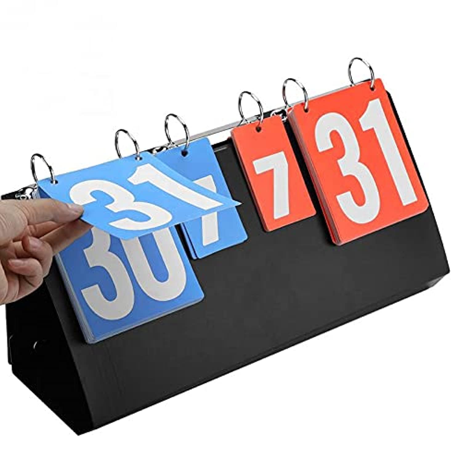 Sports Scoreboard, Durable 4 Digit Table Tennis Scoreboard Portable Table Tennis Scoreboard, Competition Score Board for Sports Table