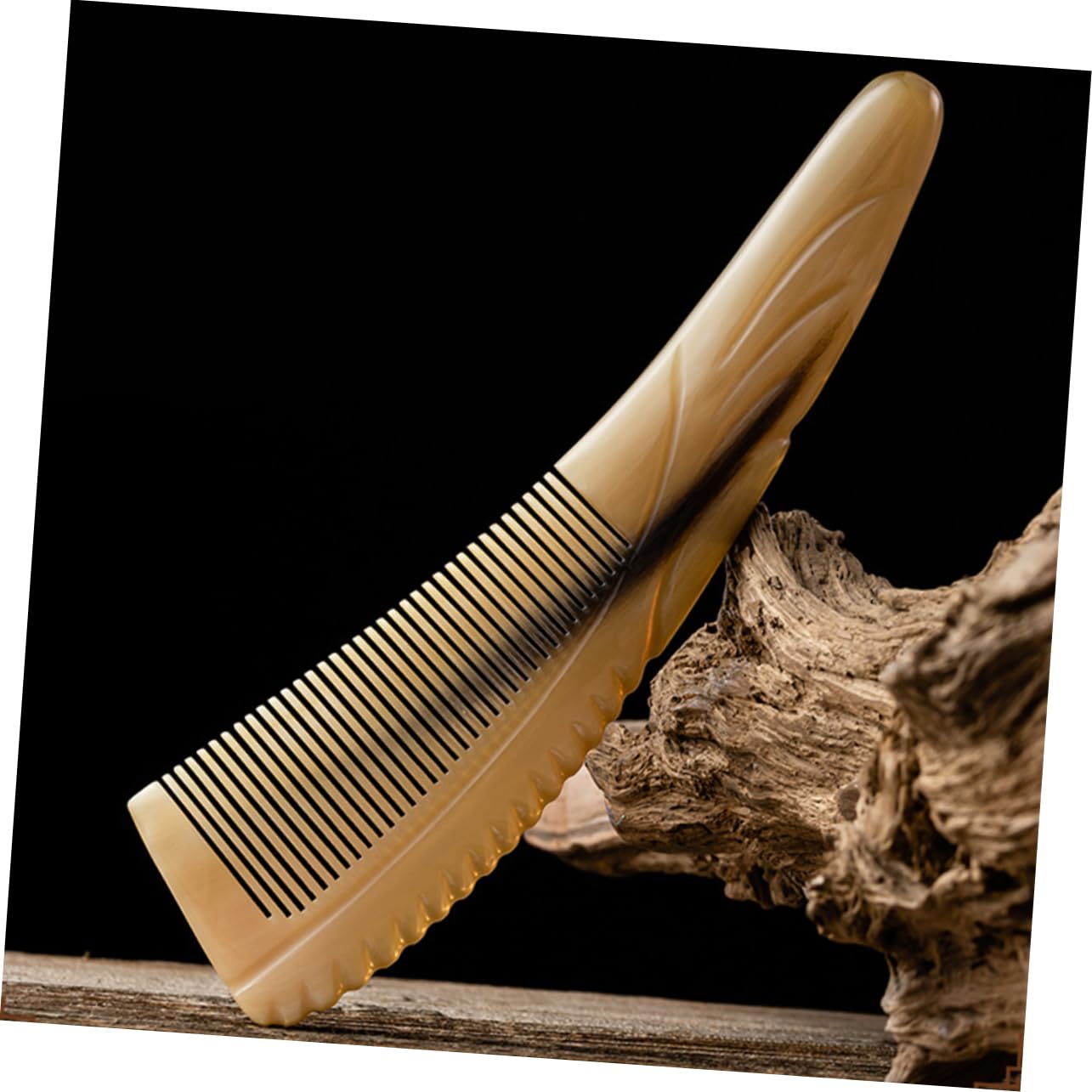 Beavorty Lot De 3 Peignes De Massage À Lhuile Pour Le Cuir Chevelu En Corne Naturelle Démêlant Pour Hommes Et Femmes Beauté À Domicile