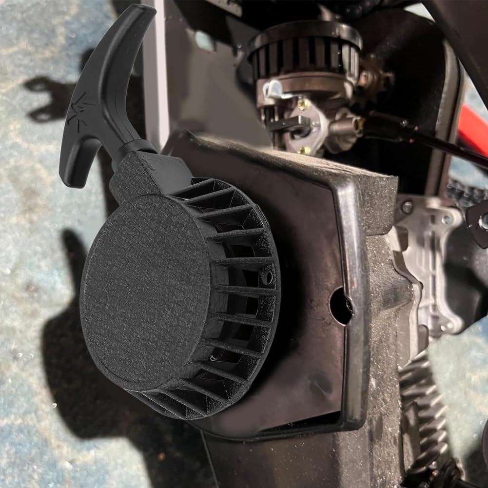 Pocketbike Avviatore a fune Pull Start Recoilss Starter in alluminio per mini moto accensione moto avviamento Easy Pull Start parte per 49CC Mini Pocket Dirt Bike Quad.