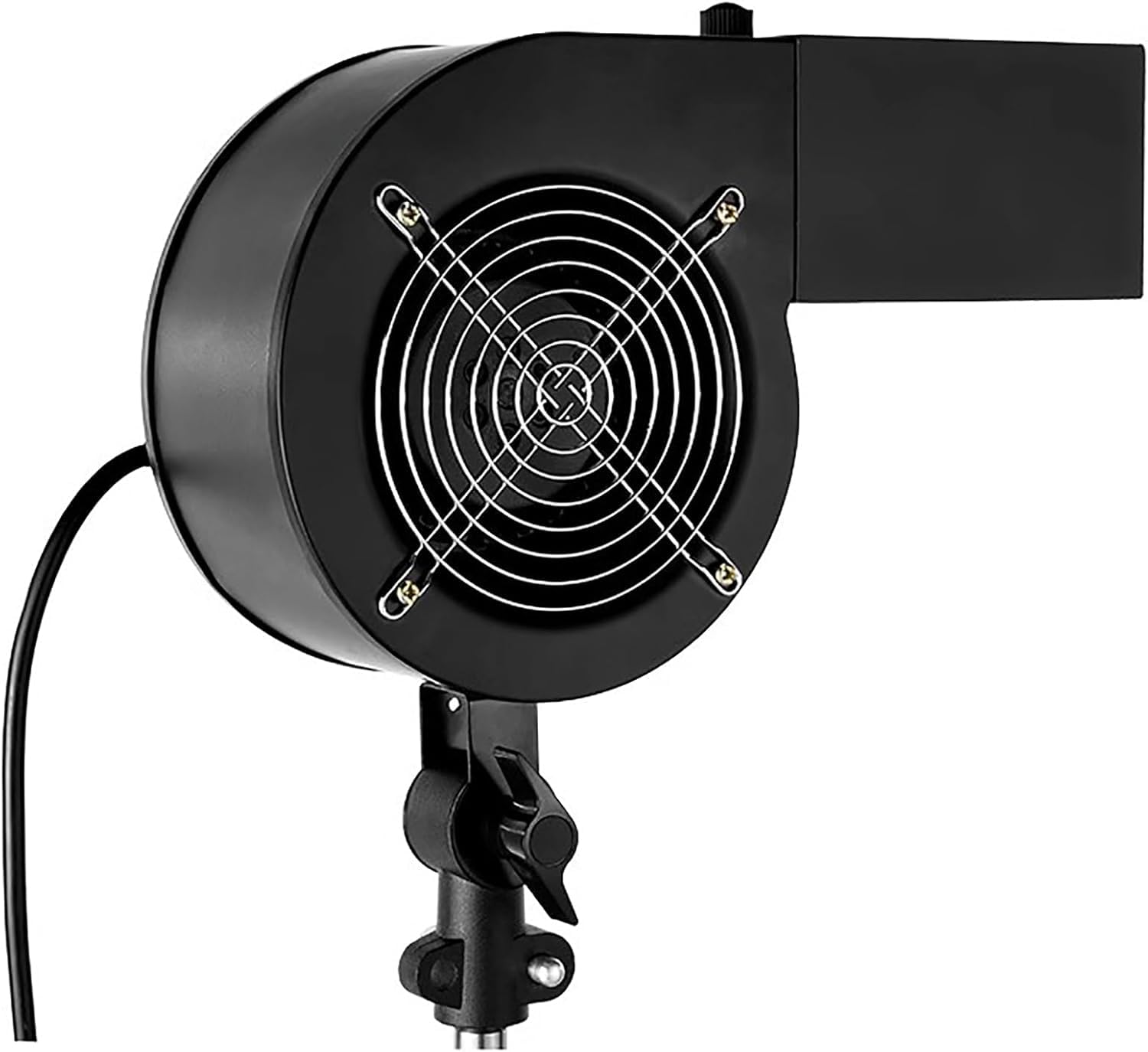 Ventilador portátil de fotografía para efectos de viento, ángulo ajustable, control de velocidad variable para escenario y grabación de video