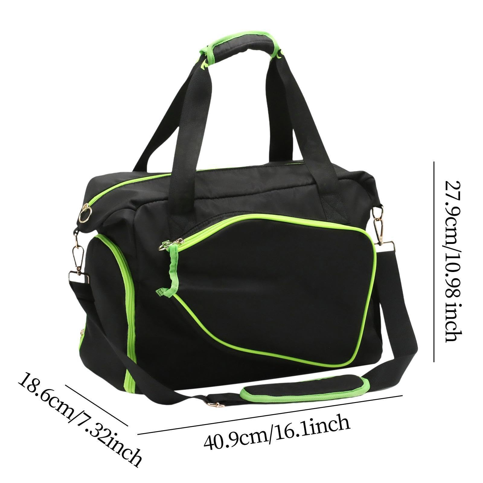 Elegante e Resistente Porta Racchetta da Pickleball per Fitness e | all'aria aperta, che può essere trasportato a spalla o a mano per un facile trasporto. Leggero e portatile.