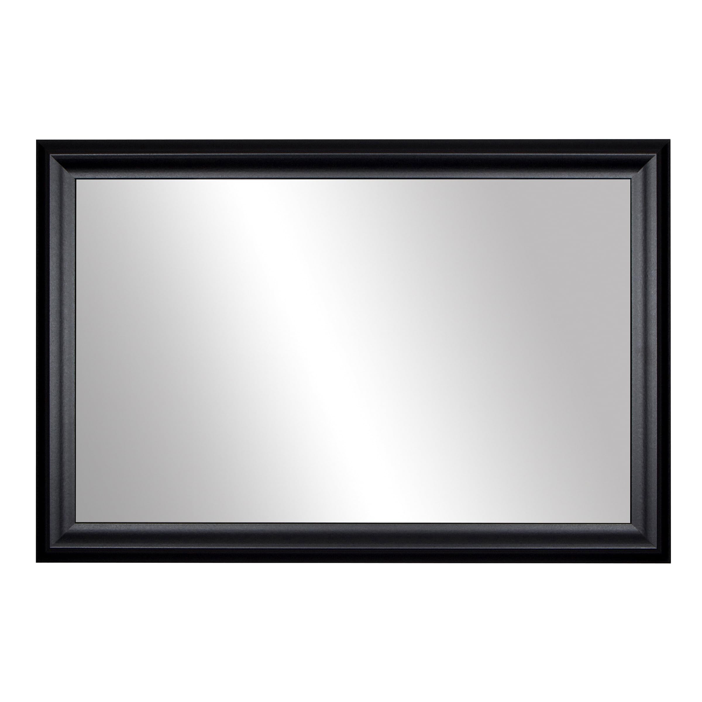Frame My Mirror Framed Wall Mirror Black 36" x 42" Mirror