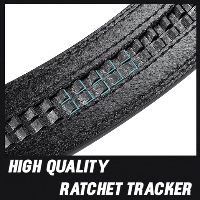 Image of WildHorn Men's Genuine Leather Belt for Men| Premium Auto-Lock Buckle | Adjustable up to 48 inch | Formal & Casual Wear | Micro-Adjust Fit | Stylish Gift Box Included