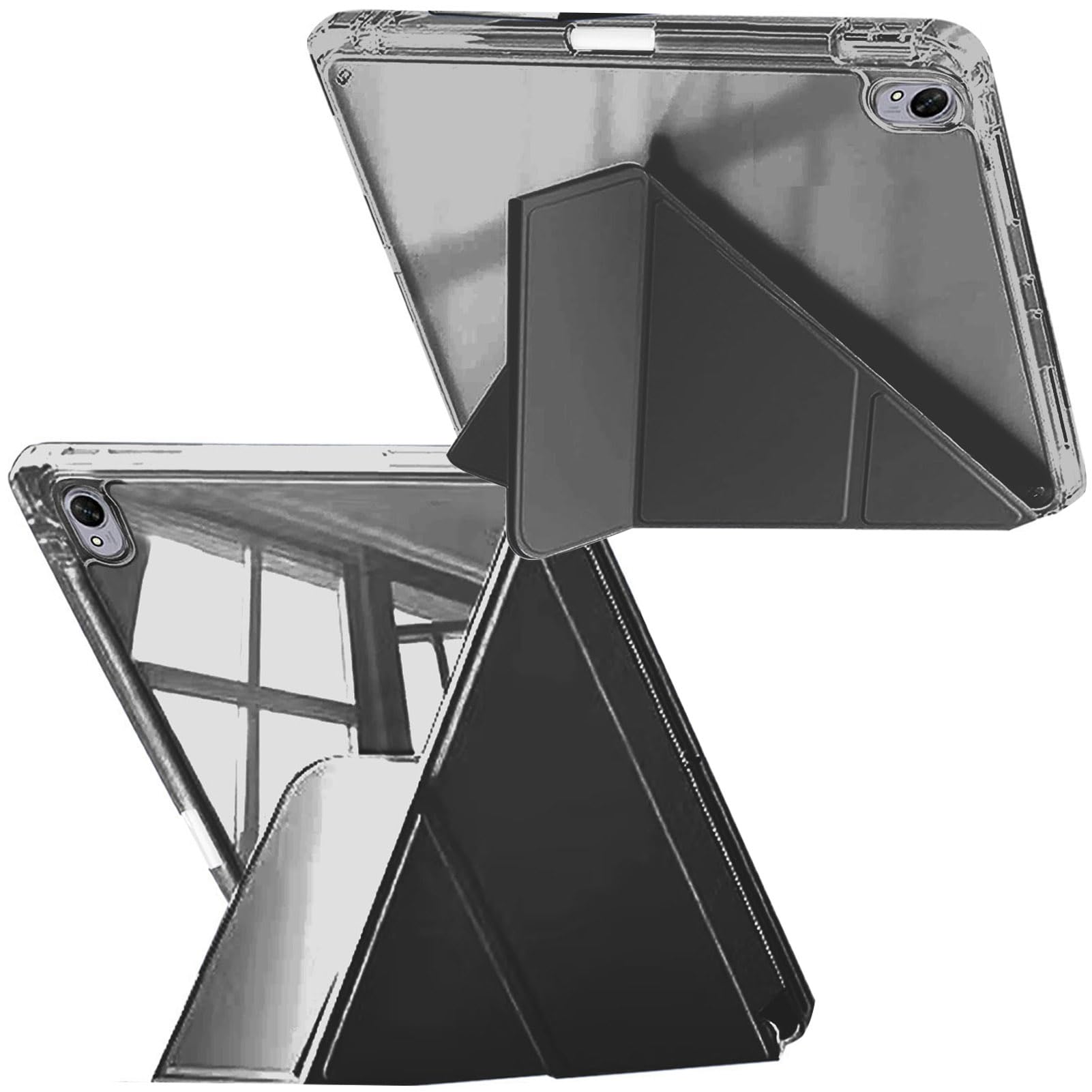 Rotante Custodia compatibile con Huawei MatePad 11.5 S 2024 con Portapenne, 360° Rotazione Protettiva Cavalletto Cover Chiaro Indietro, Auto Svegliati/Sonno, Blu Cielo