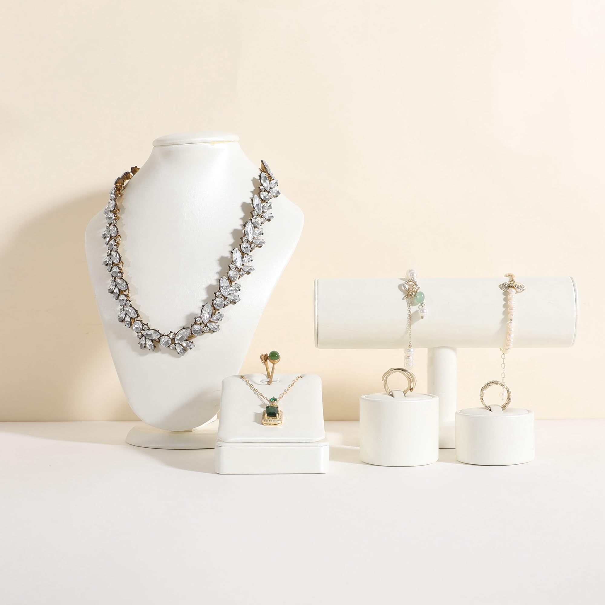 Sieraden Display Rack, Ketting Buste Displays Houder Stand Ketting Display Mannequin Model Shop Sieraden Rack(Transparant