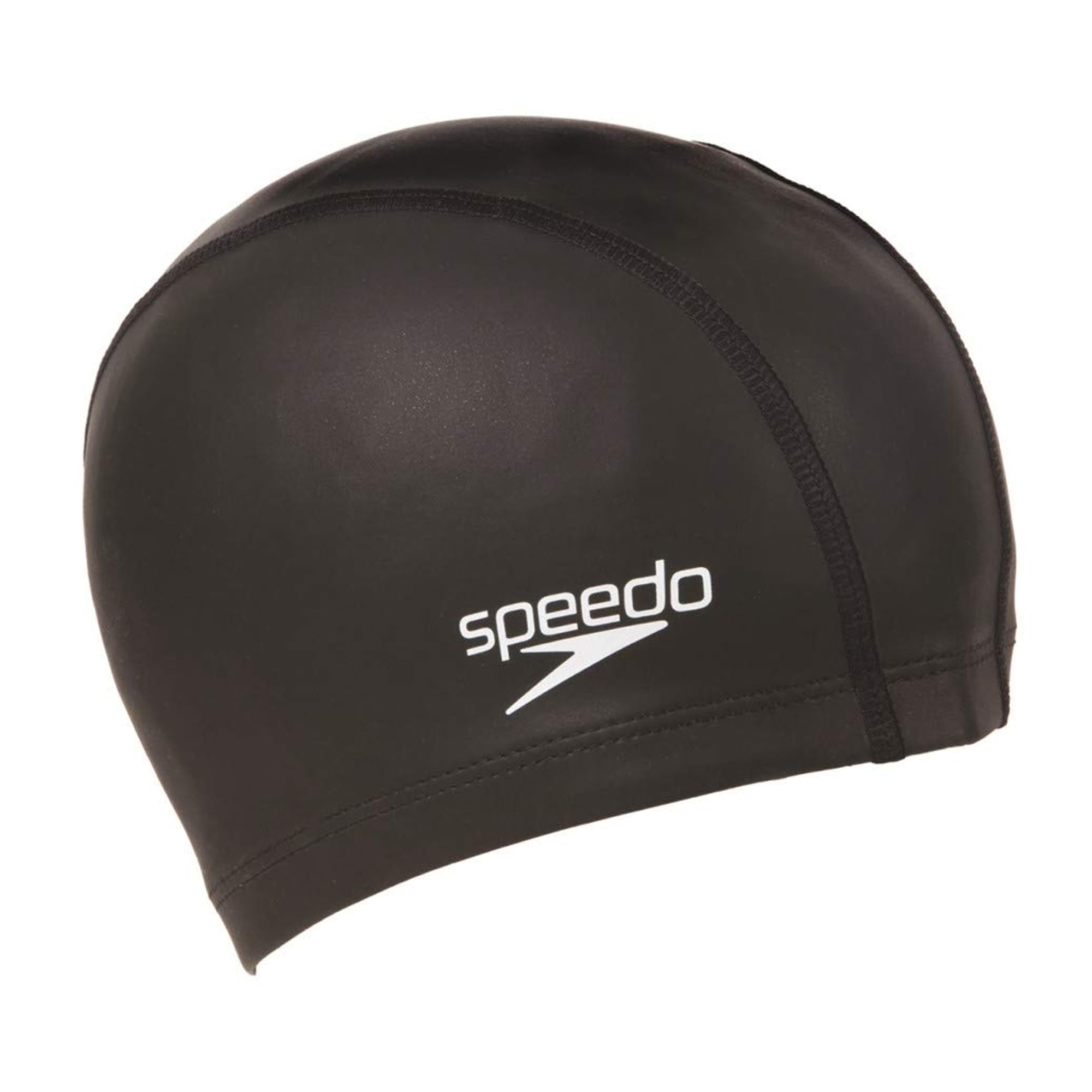 Speedo Unisex Long Hair Cap | Swim Cap | Snag Free | Easy-On, Black, One Size