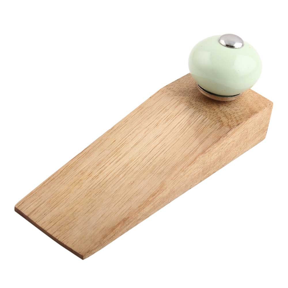 Indian-Shelf Wooden Door Stopper Wedge with Ceramic Top Heavy Duty Anti Slip — Amazon image 18