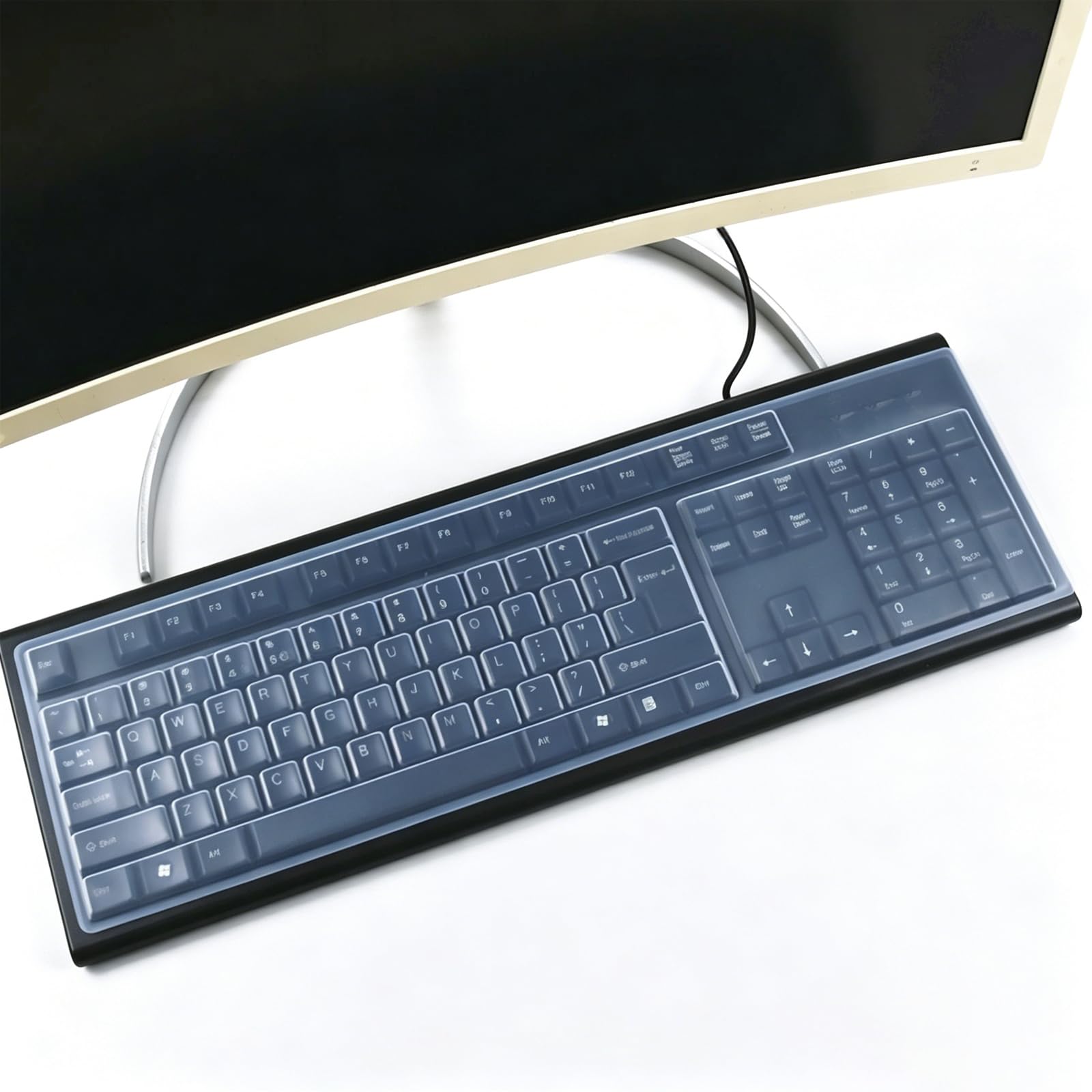 4 Piezas de protección de Teclado de Silicona para Teclado - Protección Antipolvo y Resistente para teclados de Ordenador - Cubiertas Flexibles y duraderas