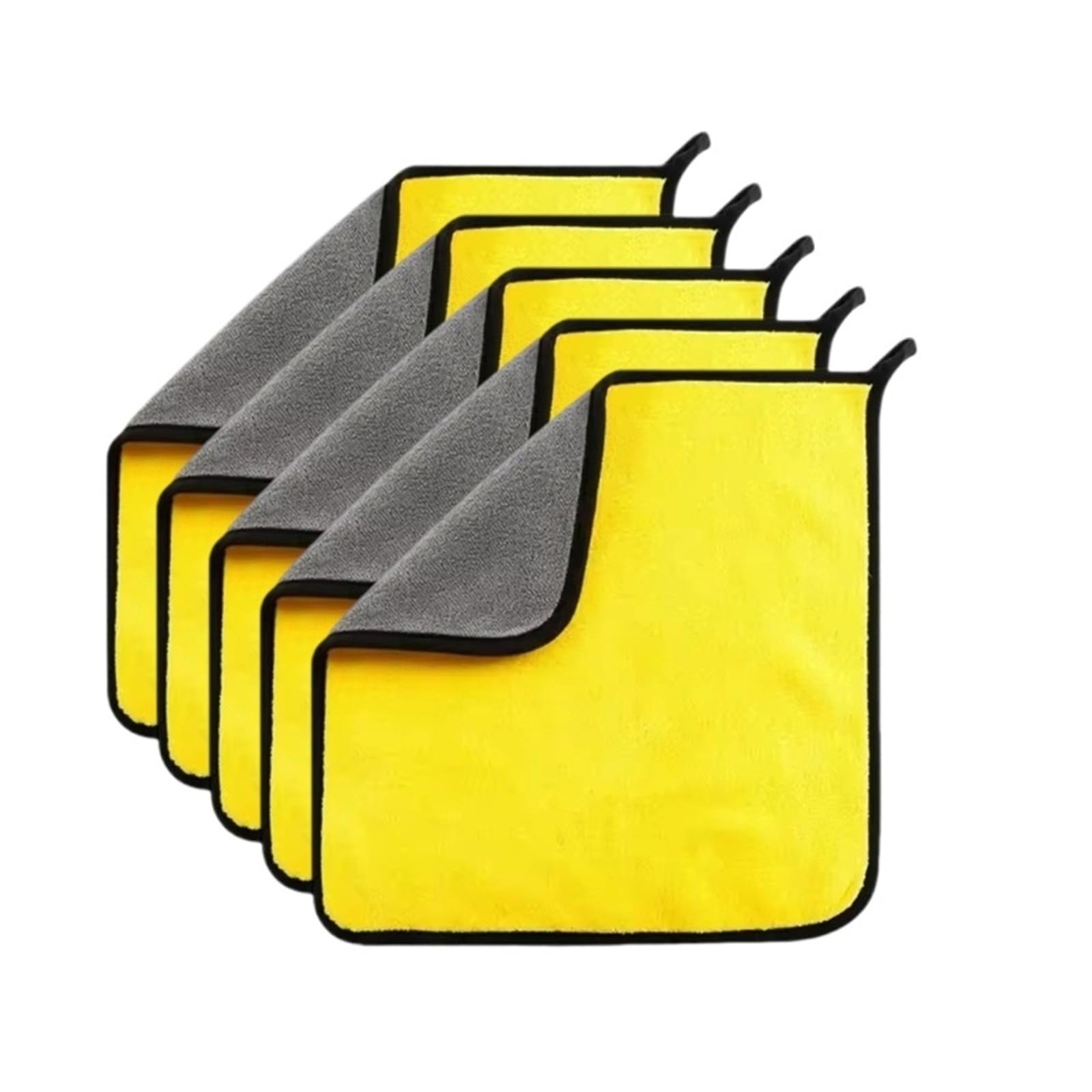 Genérico Toallas de Lavado, paño Limpieza, Absorbente, seco, Toalla Microfibra Uso General Espesada(5PCS-30x30CM)