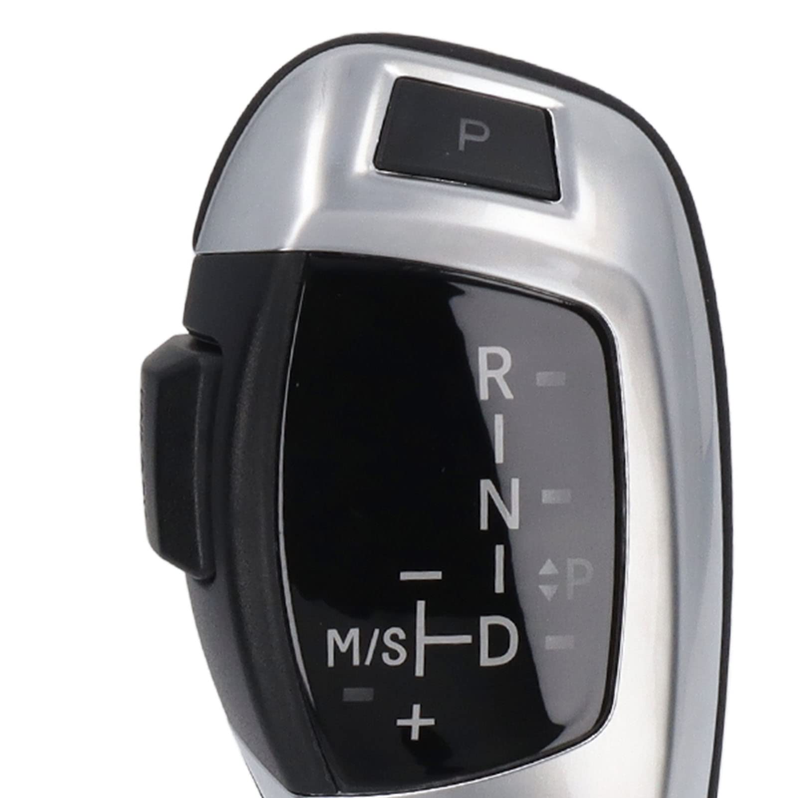 Automatyczna gałka zmiany biegów LED do X3 E83 2004-2010, lewy napęd z czerwonym, luksusowy zamiennik (elektrosrebra)