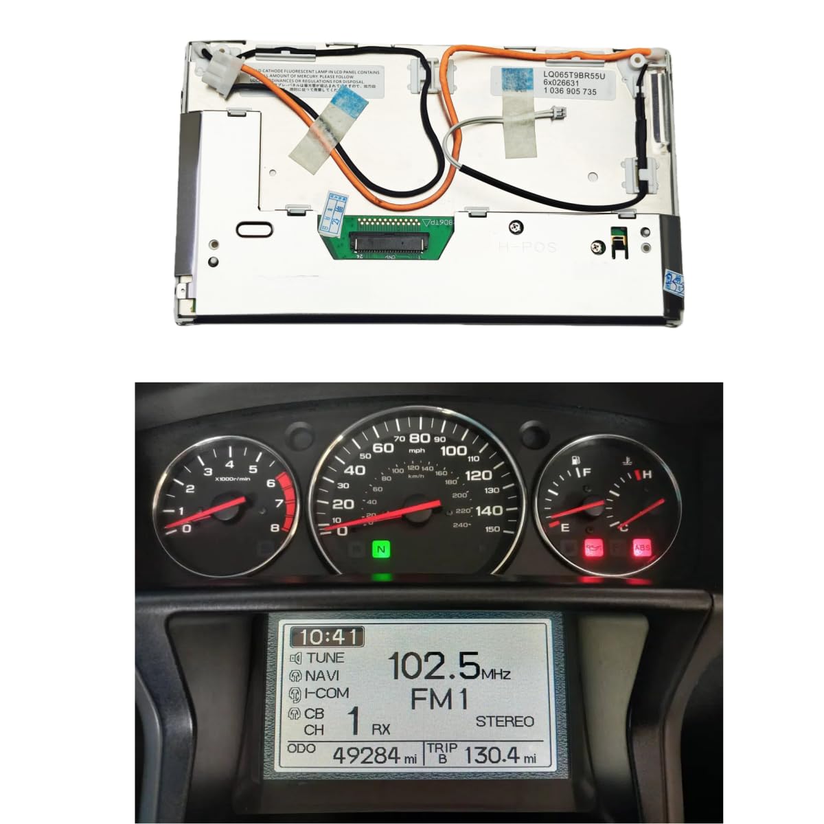 6.5" LCD Display for Honda GL1800 Goldwing 2007-2013 Navigation Radio Screen Repairment