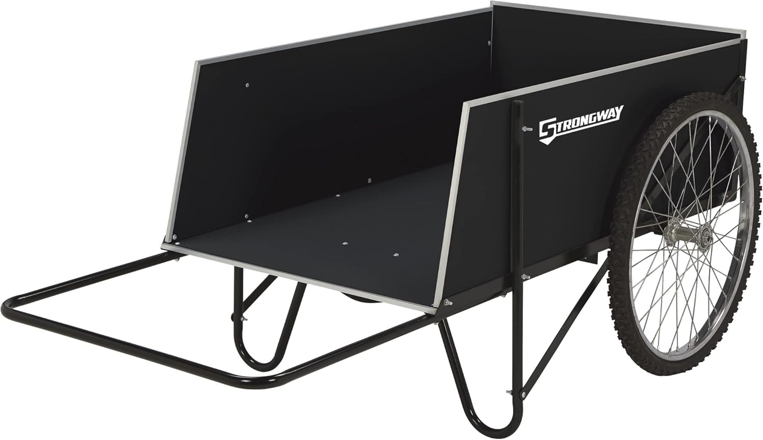 Strongway Garden Cart - 400-lb. Capacity, 14 Cu. Ft. 48in.L x 29in.W : Patio, Lawn & Garden