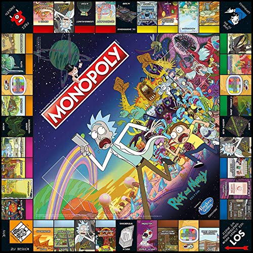 Monopoly - Rick & Morty - Brettspiel für Erwachsene - Alter 17+ - Deutsch, Large - Image 2