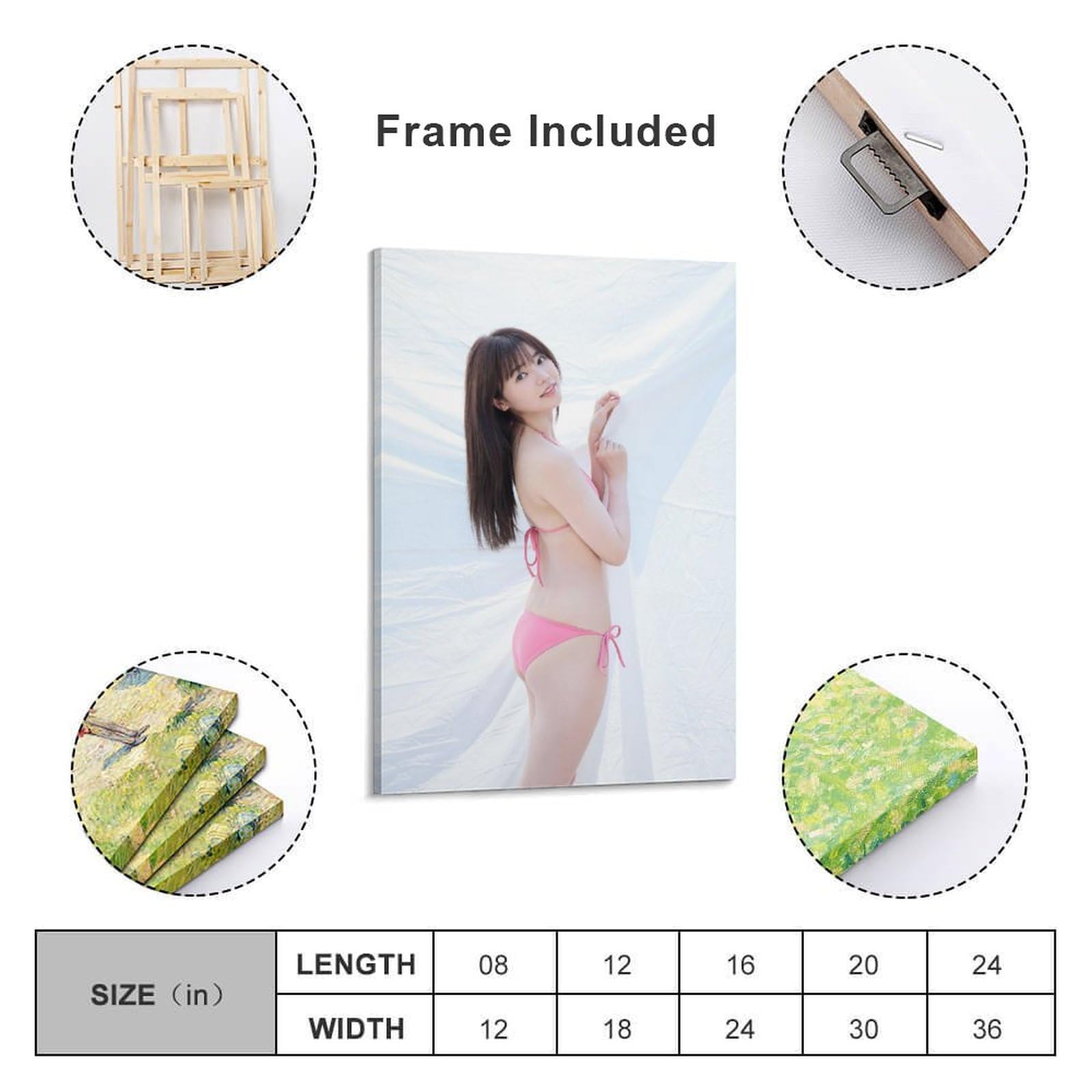 ピ*ー様 小4娘の絵　嵐の海　キャンバスボード縦25.5cm 横20.5cm Amazon.co.jp: 浜浦彩乃 ポスター 装飾画 キャンバス 壁アート