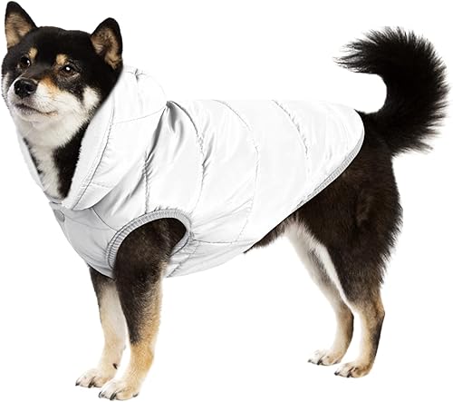 ASENKU - Abrigo de invierno para perro chaqueta de invierno para perro resistente al viento impermeable chaleco cálido para perro ropa para clima