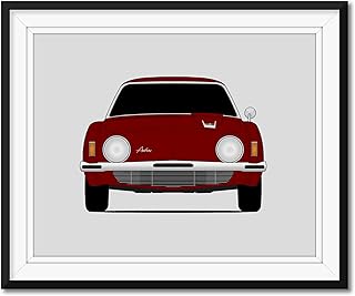 Studebaker Avanti (1963) Inspired Poster Print Wall Art Decor Handmade Raymond Loewy Designed Car (Unframed)