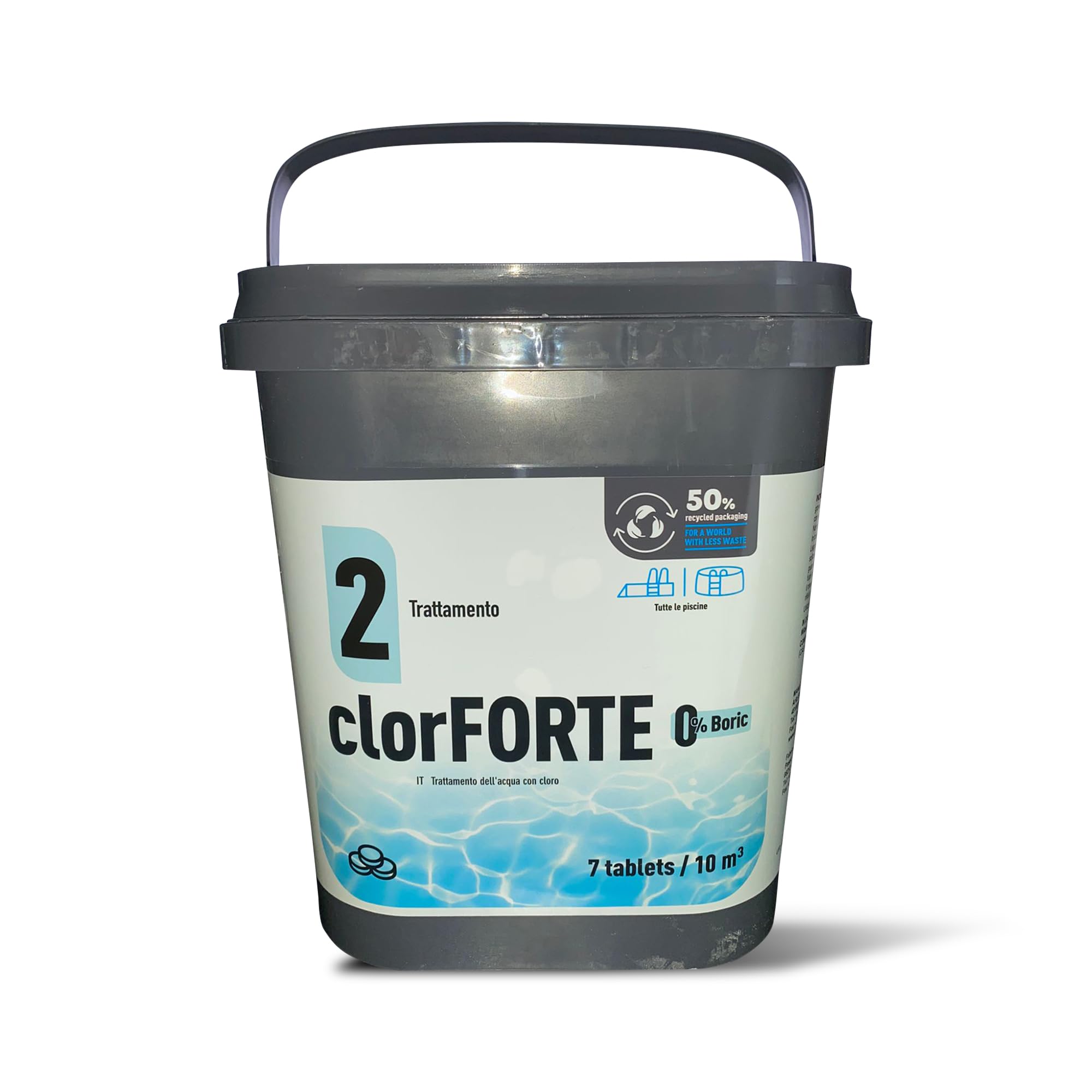 Gre 90084NB Cloro Forte Zero Borico in pastiglie da 30 gr - 5 Kg | Trattamento Shock Rapido e Mantenimento per Piscina e Spa