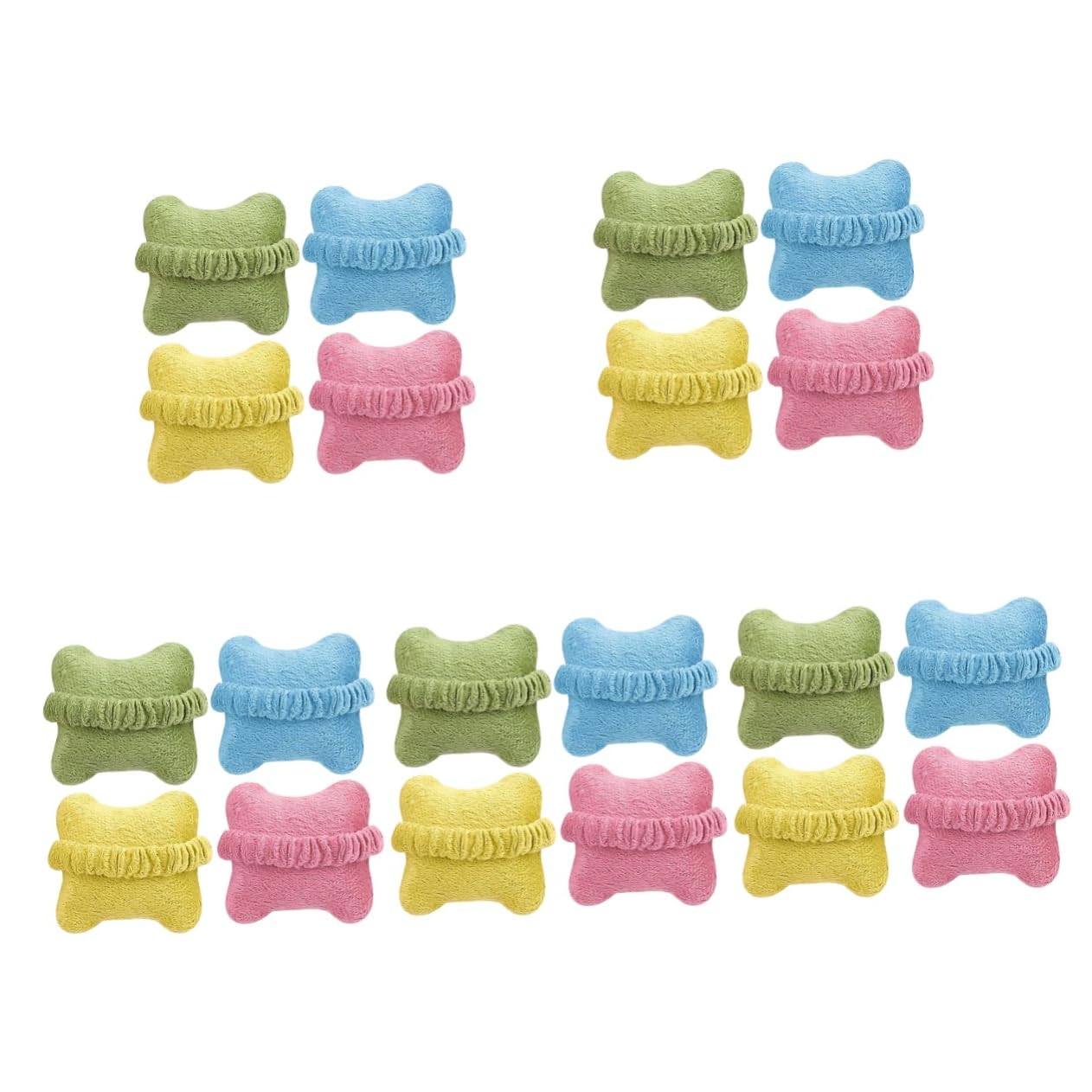 Operitacx 5 Set Supporto Da Polso Da Tavolo Piccolo Cuscino Da Polso Per Decompressione Mouse 4 Pezzi Tastiera Meccanica Senza Fili Mouse Cablato Mouse Da Gioco Cotone Di Seta 4 Pezzi * 5