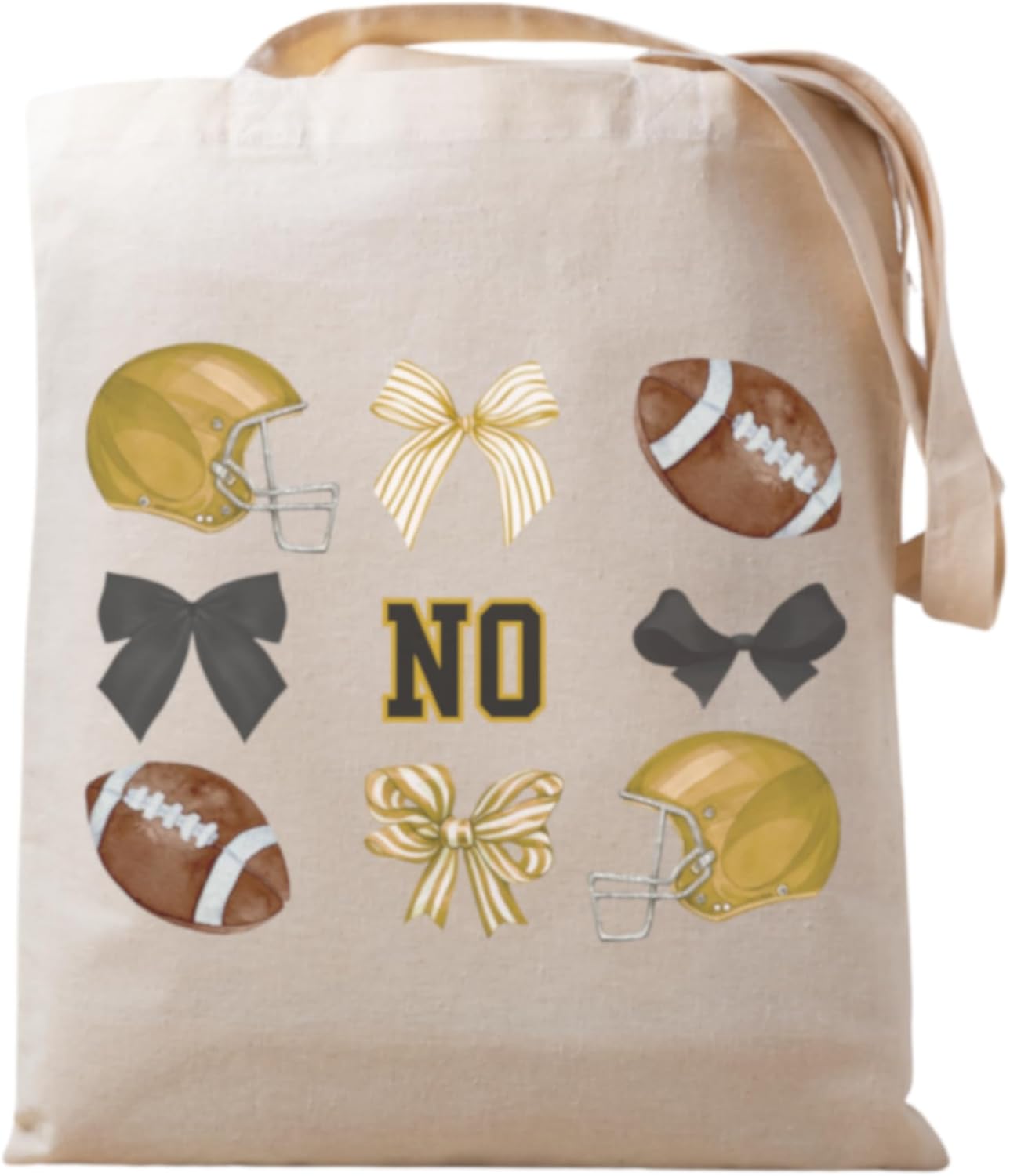 Football City Tote Bag Collection 32 U.S. Cities Helmets, Footballs, and Cute Hair Bows Sports Tote Bag Gift