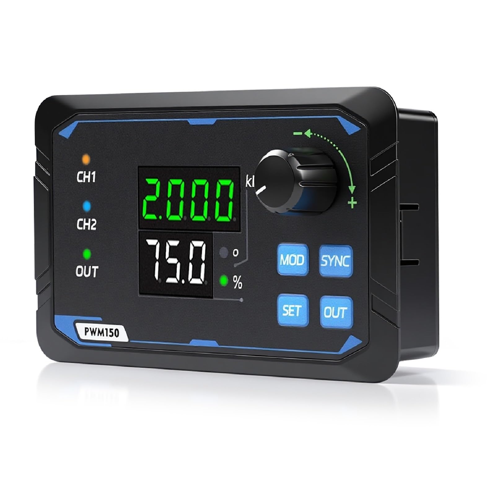 DEWIN Signalgenerator Modul, PWM150 Zweikanal Signalgenerator Servomotoransteuerung Rechteckimpuls mit Einstellbarer Frequenz
