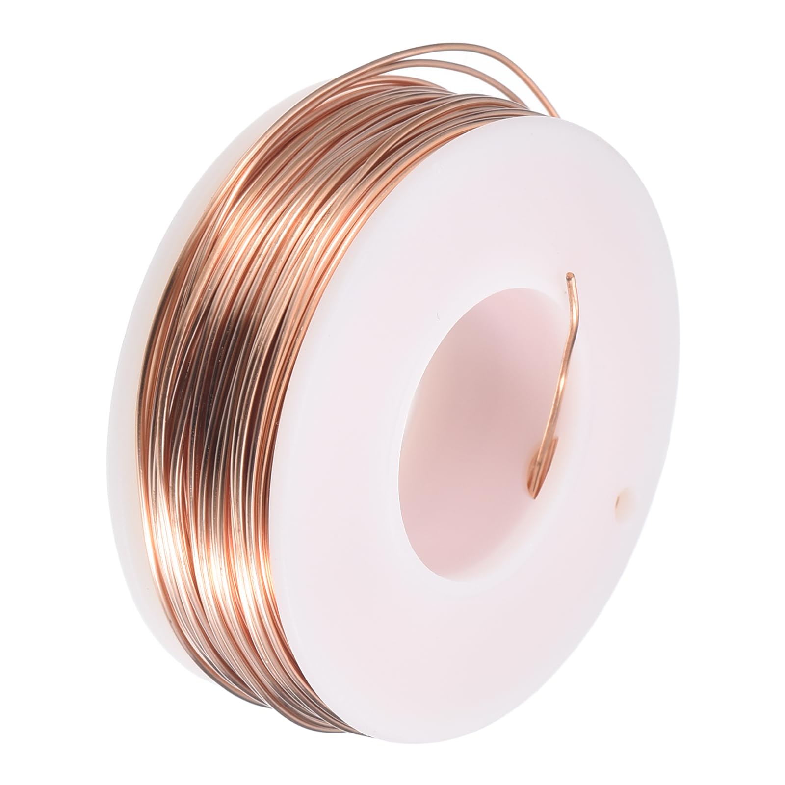 uxcell Soft Copper Wire (20 Gauge, 108 FT), 99.9% Pure Bare Copper Wire 0.8mm Solid Craft Wire for DIY Crafting Gardening Decoration (33Meter)