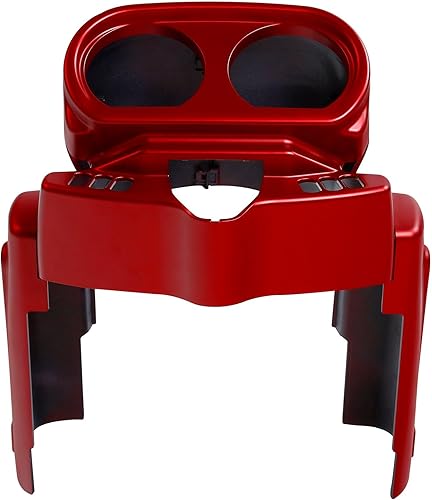 Miniatura 1 de HR3 Carcasa para instrumentos de color rojo malvado compatible con Road Glide Special FLTRXS 2018 y Road Glide FLTRX 2019 (reemplazo para OEM)