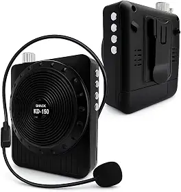 Amplificador de Voz Megafone com Microfone e Rádio Fm para Professores-SHACK