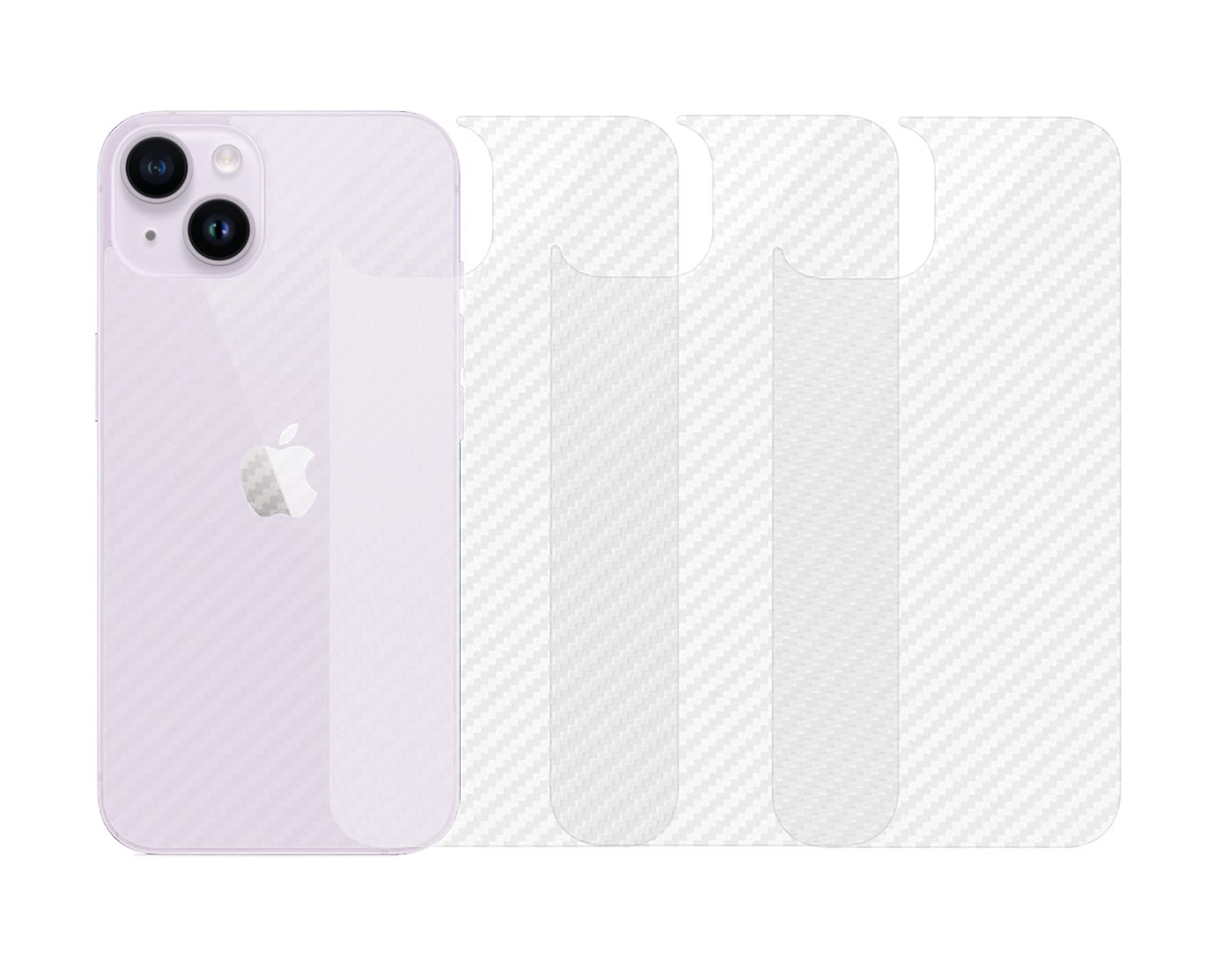 Amazon | [背面フィルム・4枚セット] iPhone 14 対応 背面フィルム