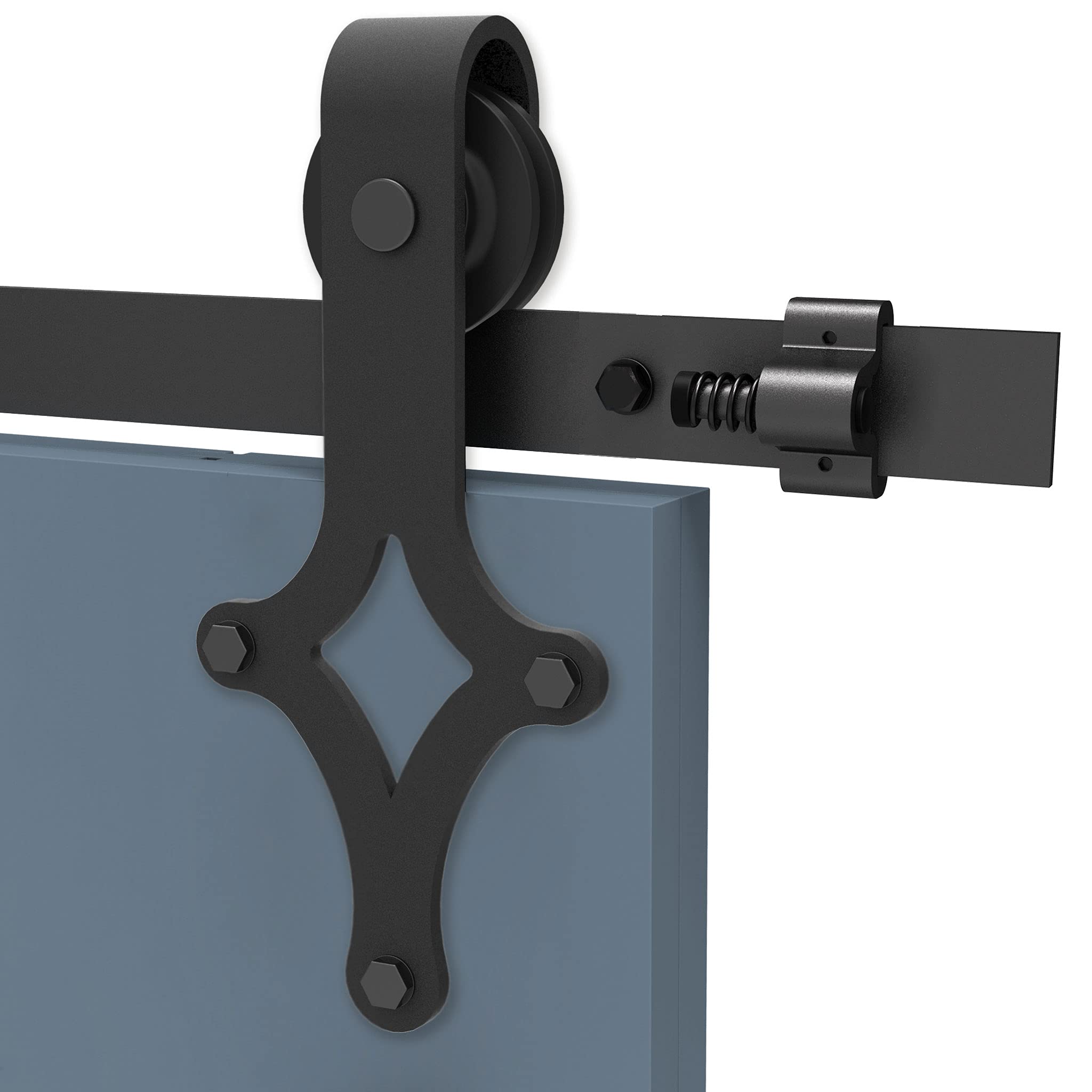 Buy 8FT Heavy Duty Barn Door Hardware kit, TSMST Seamless Rail Sliding