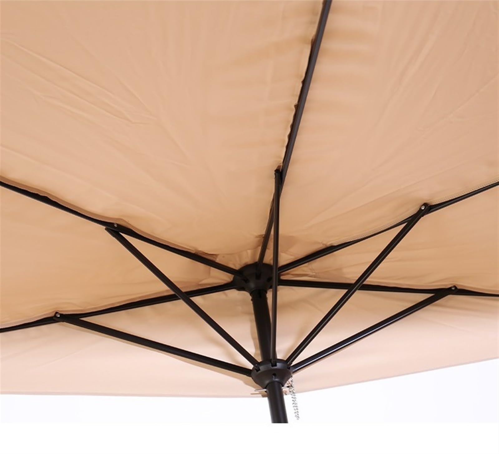 Ombrellone Ombrellone Rettangolare per metà da Esterno, Resistente, per Giardino con Patio, Senza Base Esterno