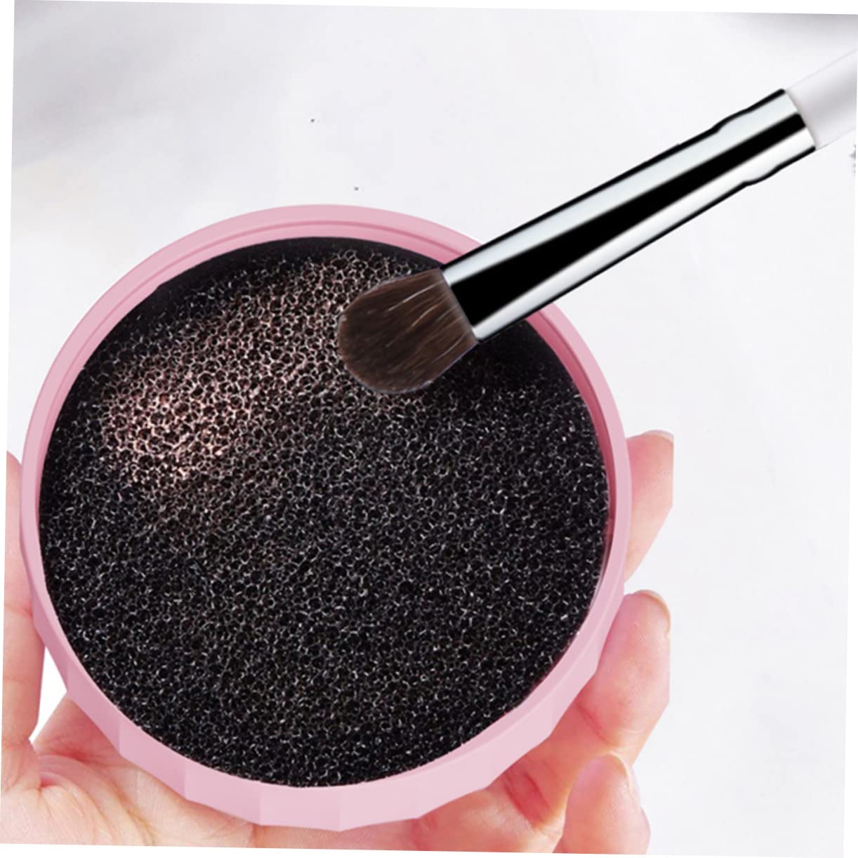 MAGICLULU 4 Pz Scatola per la pulizia dei pennelli da trucco pulizia delle spazzole tampone per pennelli da trucco detergente pennelli make up makeup brush cleaner spazzola Bagnato e secco