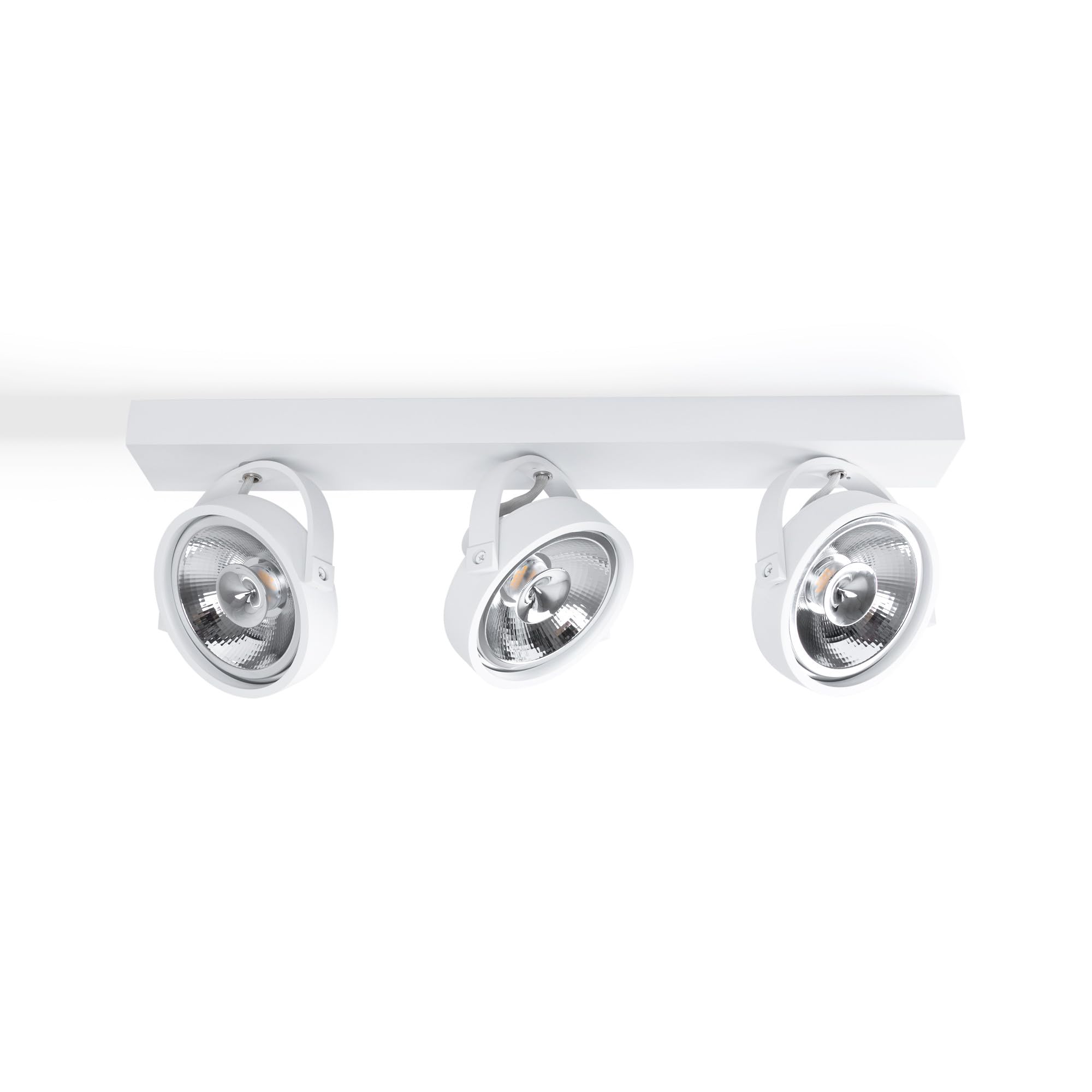 B·LED BARCELONA LED - Spot de plafond triple orientable IRIS - 3 x AR111 GU10
